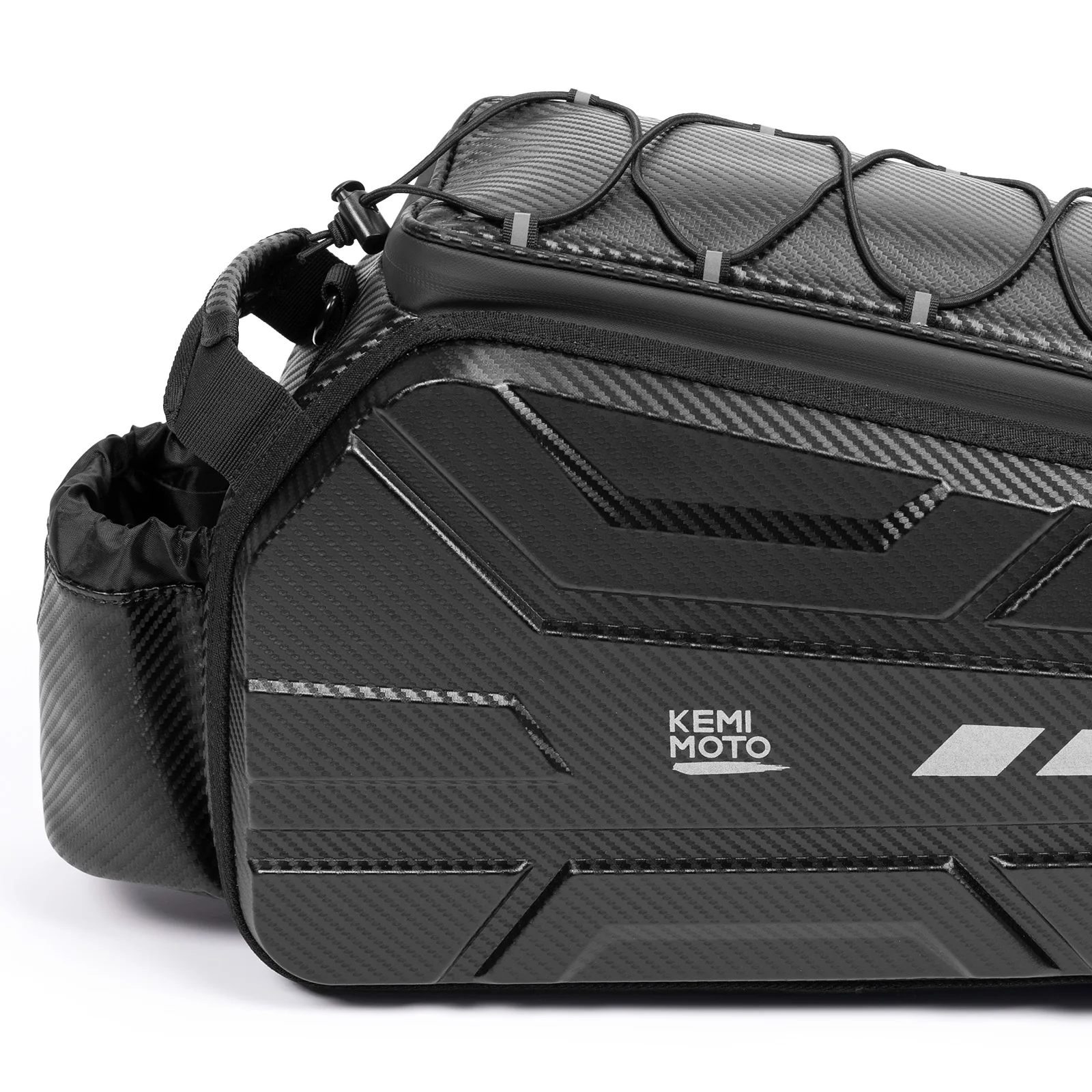 15L Capacity Hard Shell Bicycle Rear Rack Bag - Image 4