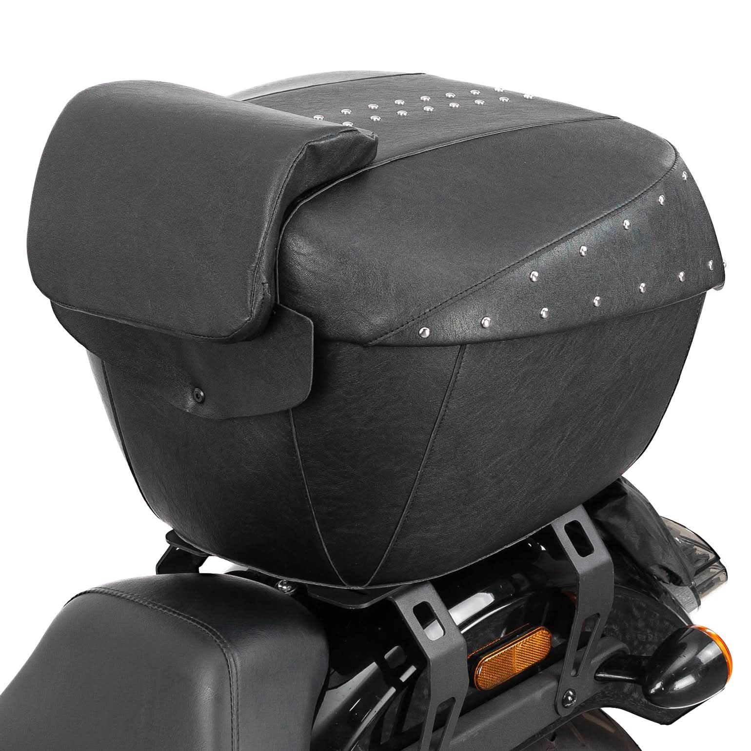 43L Waterproof Motorcycle Top Case Hard Shell