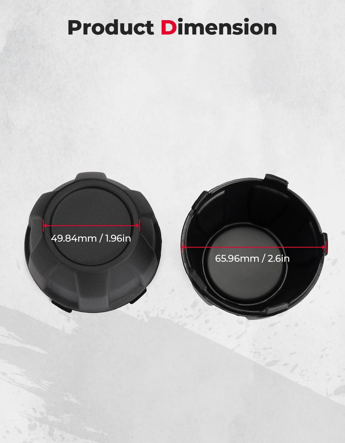 4PCS Tire Wheel Hub Caps for Kawasaki Teryx KRX 1000 - Image 6