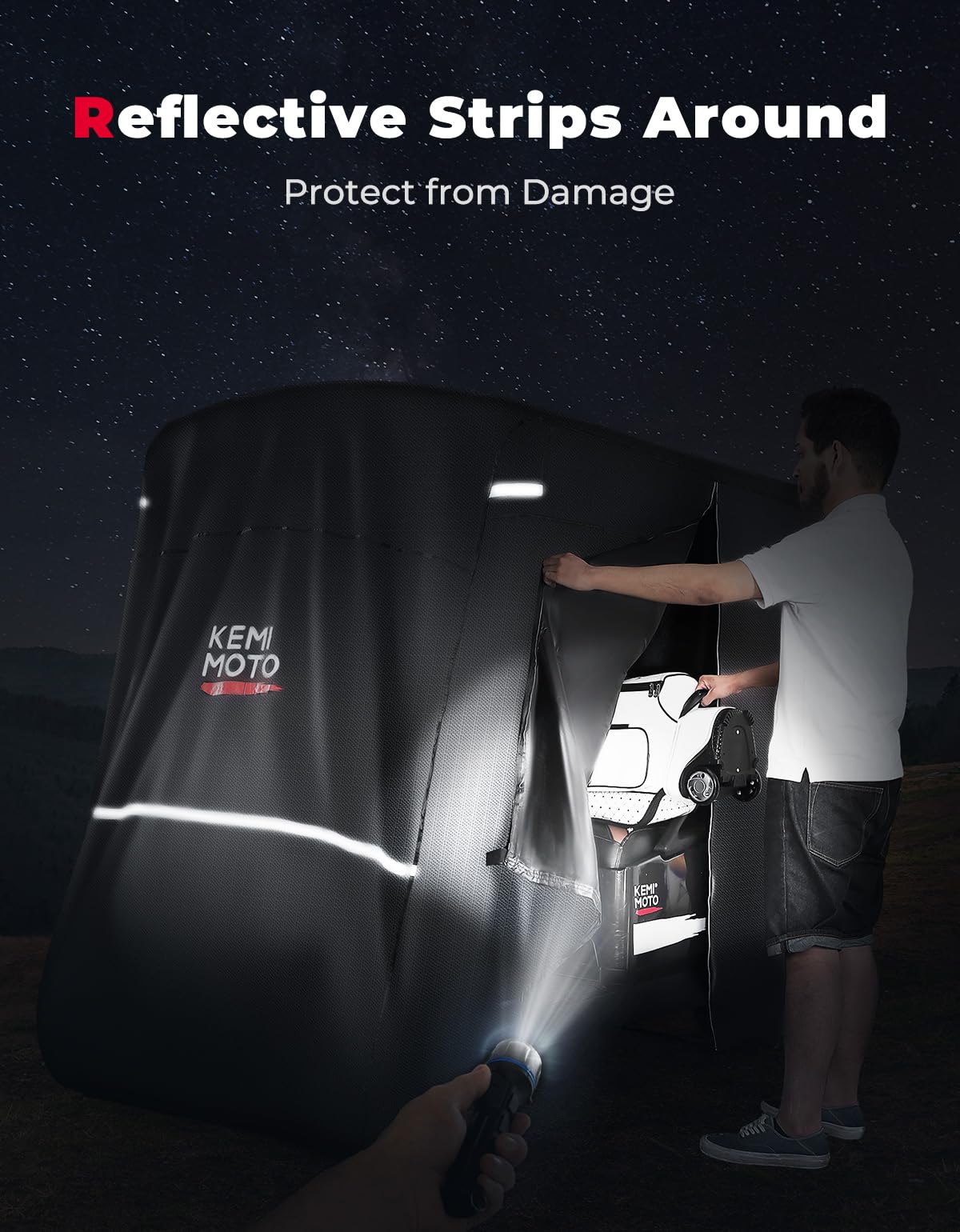 600D Waterproof Cover for EZGO Club Car 6/4+2 Passenger - Image 7