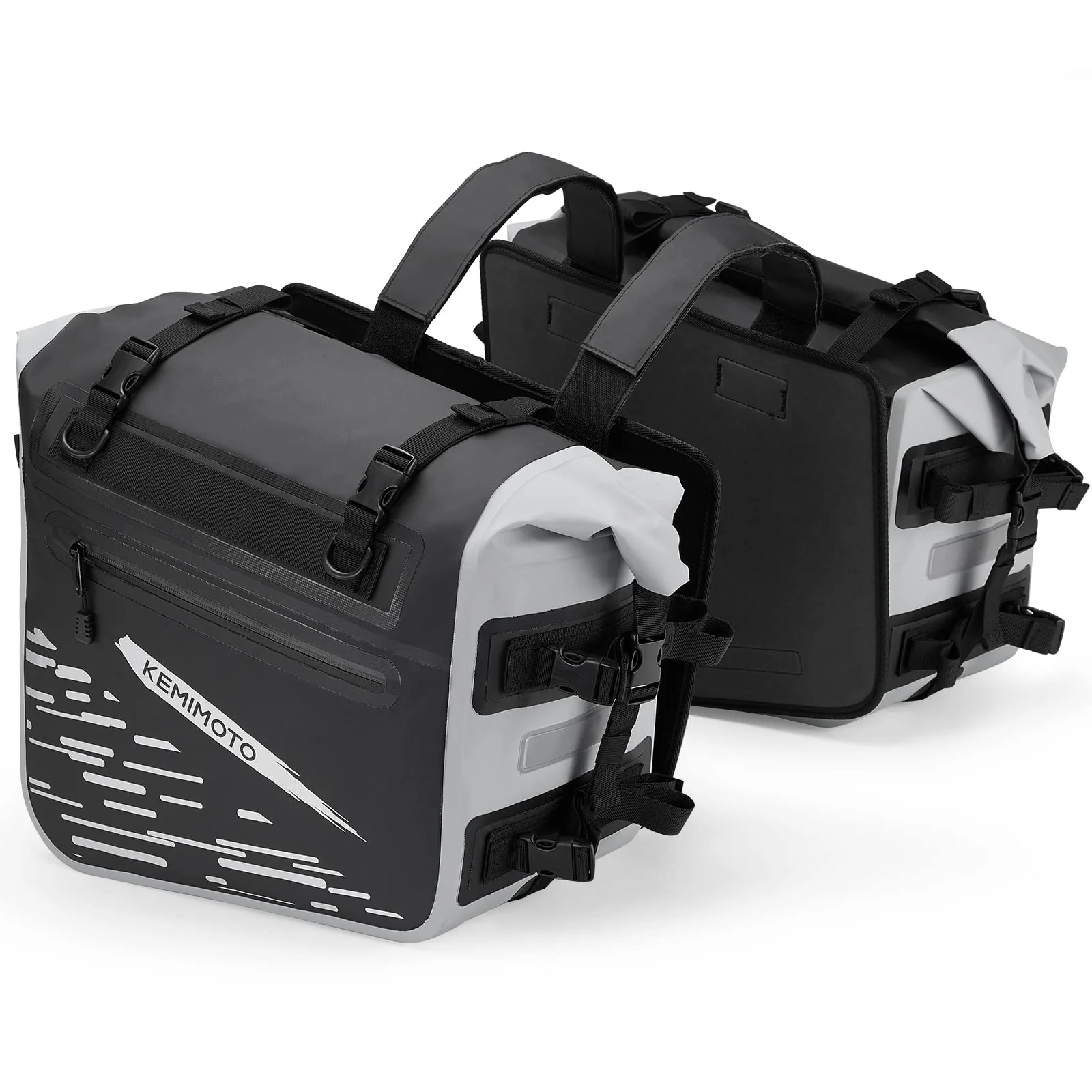 70L Waterproof Saddlebags for Adventure Touring Street Bike Dual Sport Bike