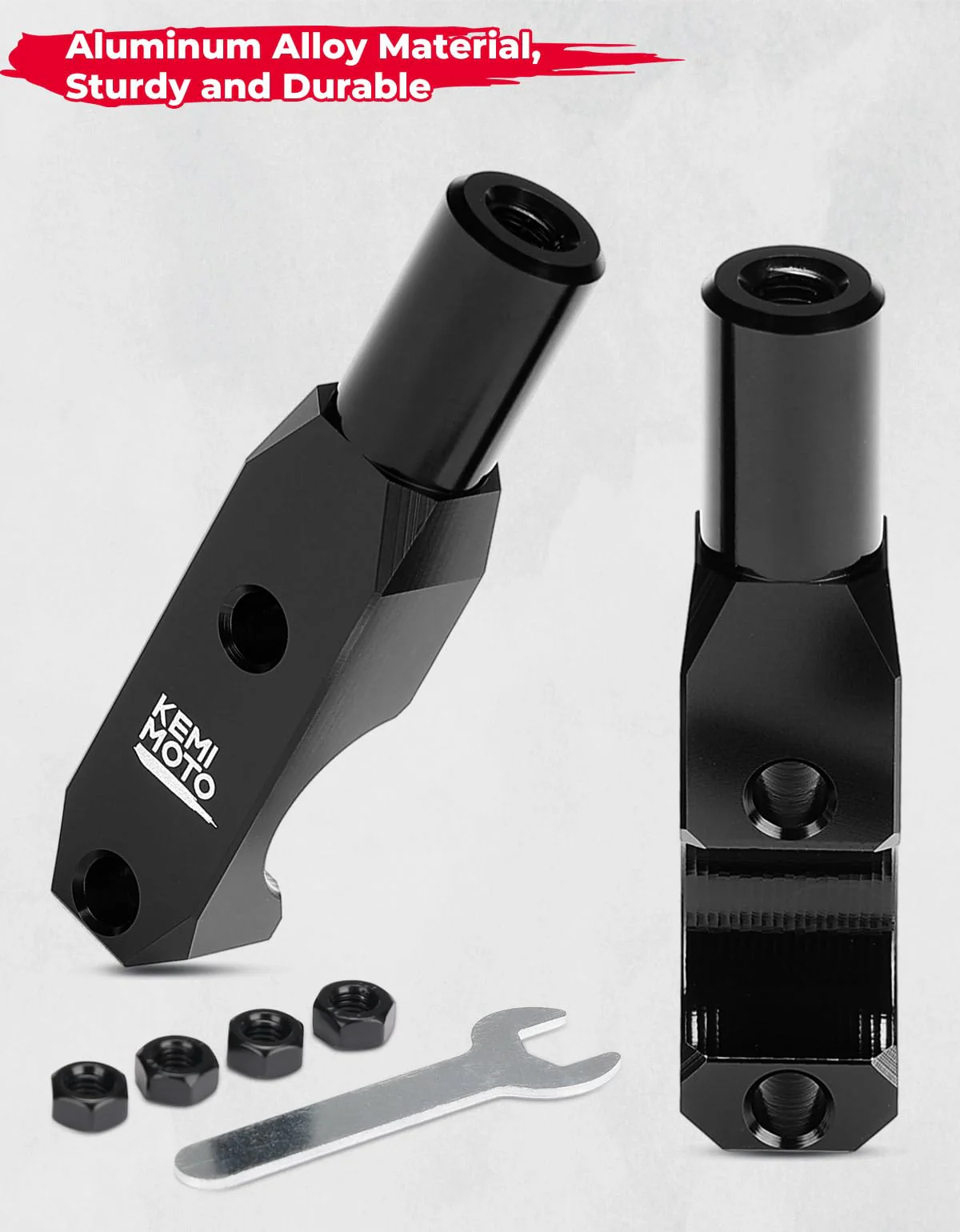 8mm Motorcycle Handlebar Mirror Adaptor Mount Holder for Sportster S 1250 - Image 3