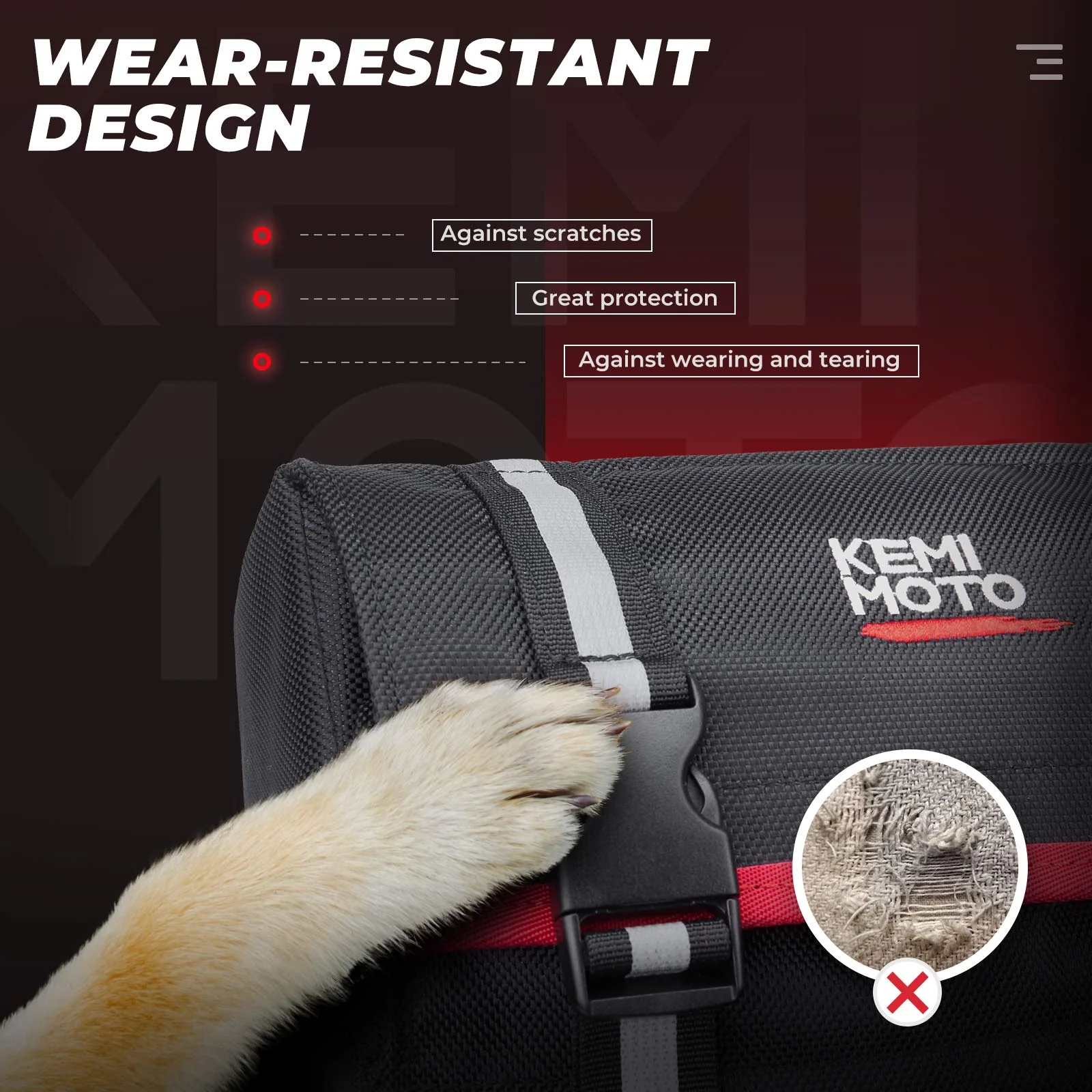 ATV Fabric Fender Bag for Yamaha Grizzly - Image 10