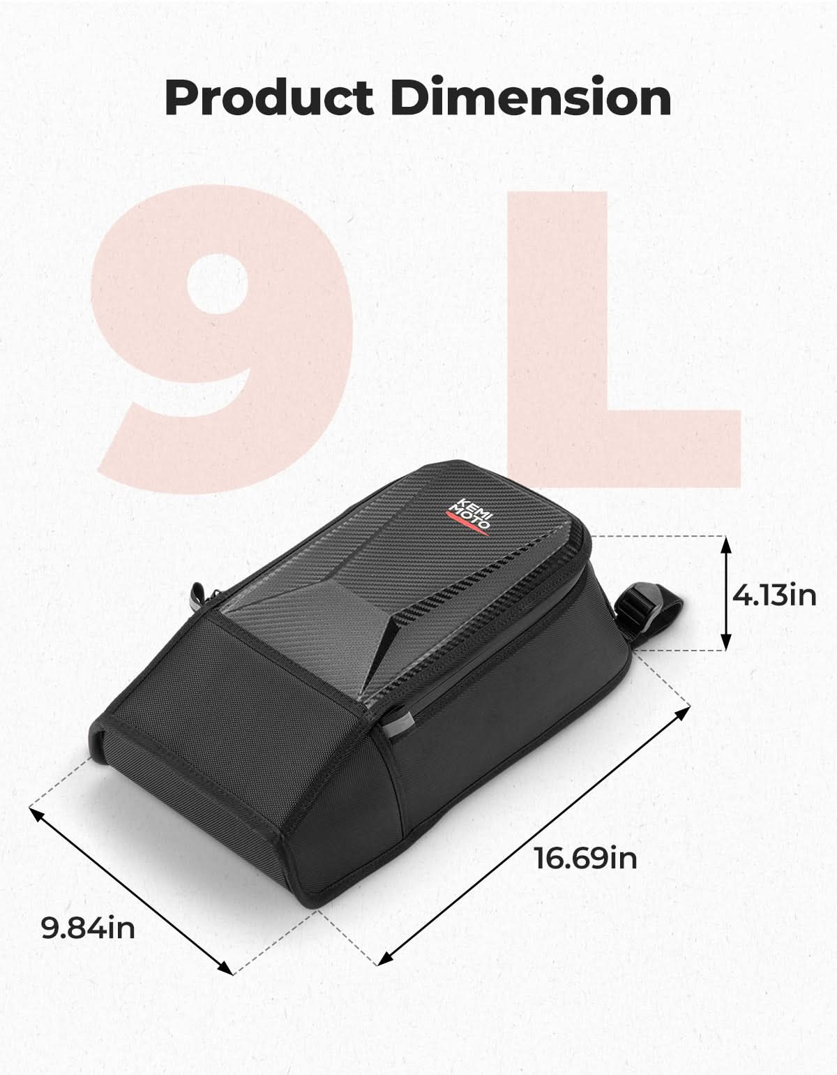 Can-Am Commander / Maverick Trail / Maverick Sport Center Console Storage Bag(2011–2023) - Image 4