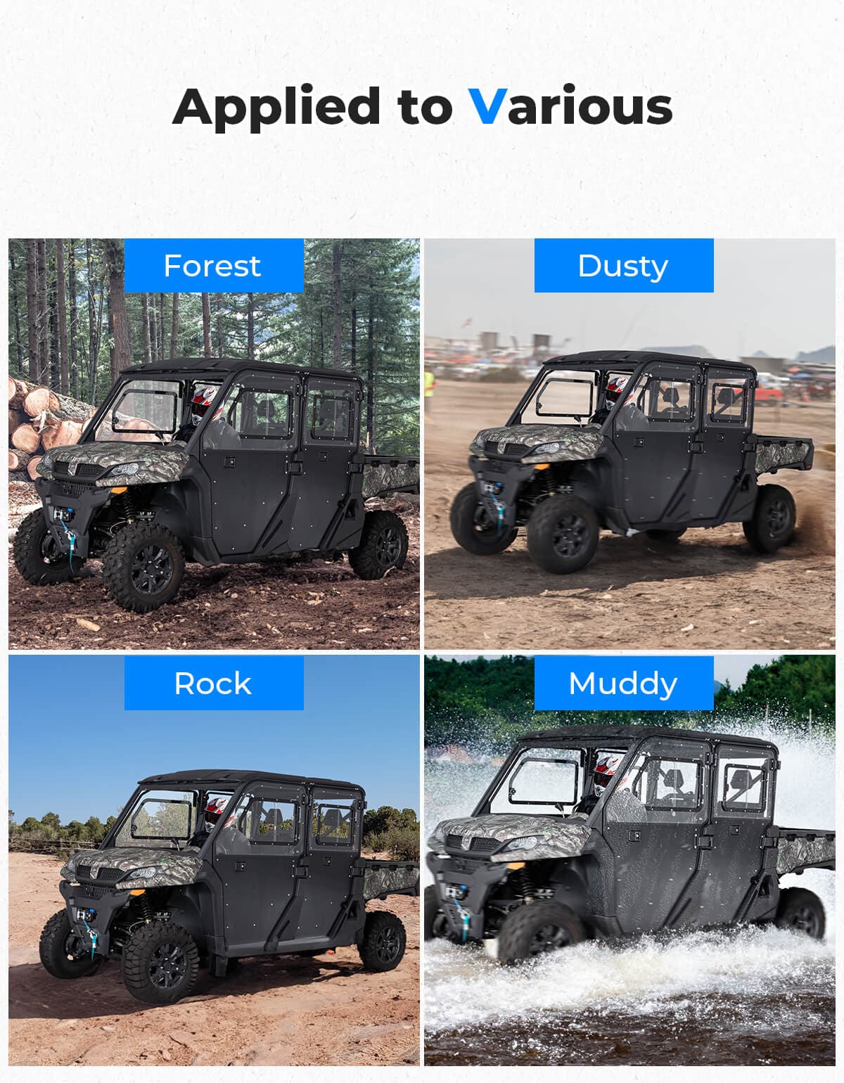 CFMOTO UForce 1000 XL Full Doors with Sliding Window 2022+ - Image 7