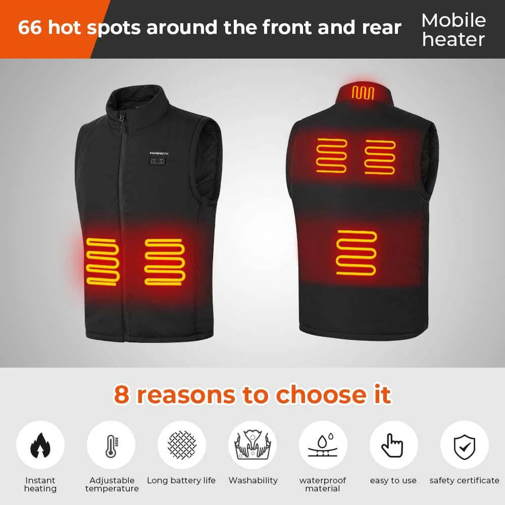 Classic Heated Vest Black - Image 10