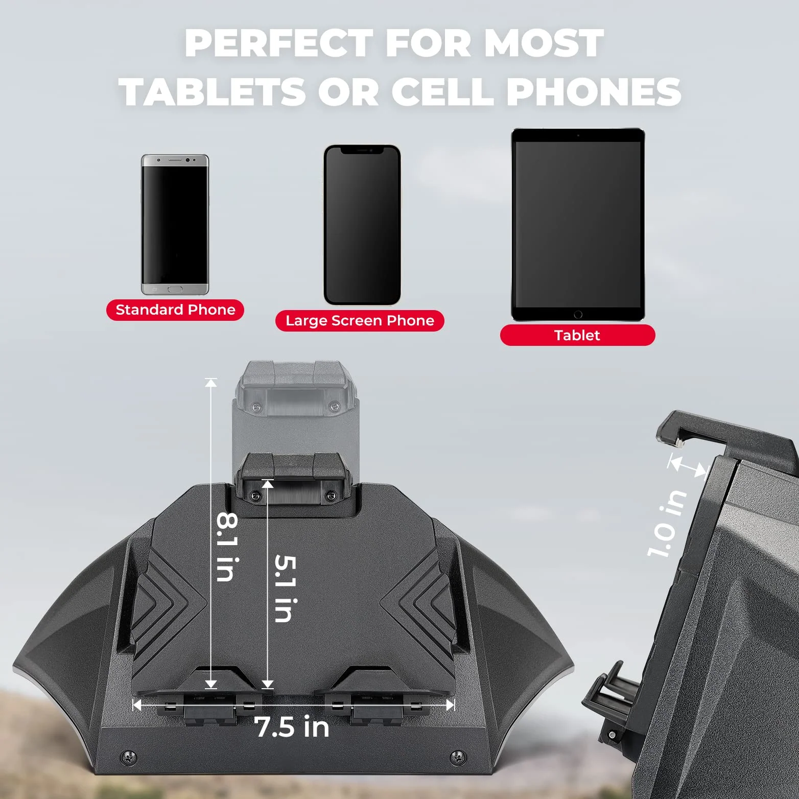 Tablet Holder for CFMOTO ZForce 950 HO Sport / HO EX / Sport - Image 3