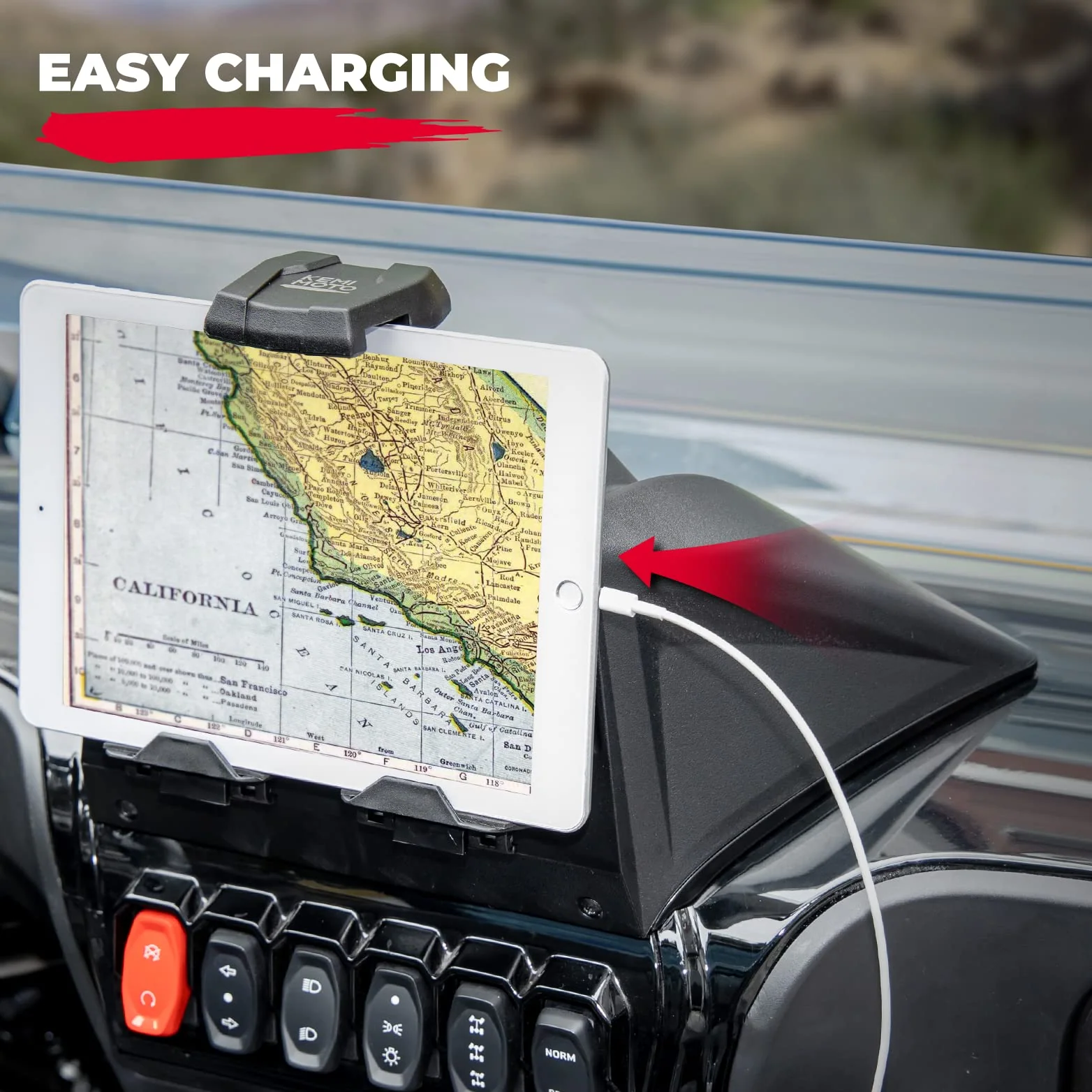 Tablet Holder for CFMOTO ZForce 950 HO Sport / HO EX / Sport - Image 7