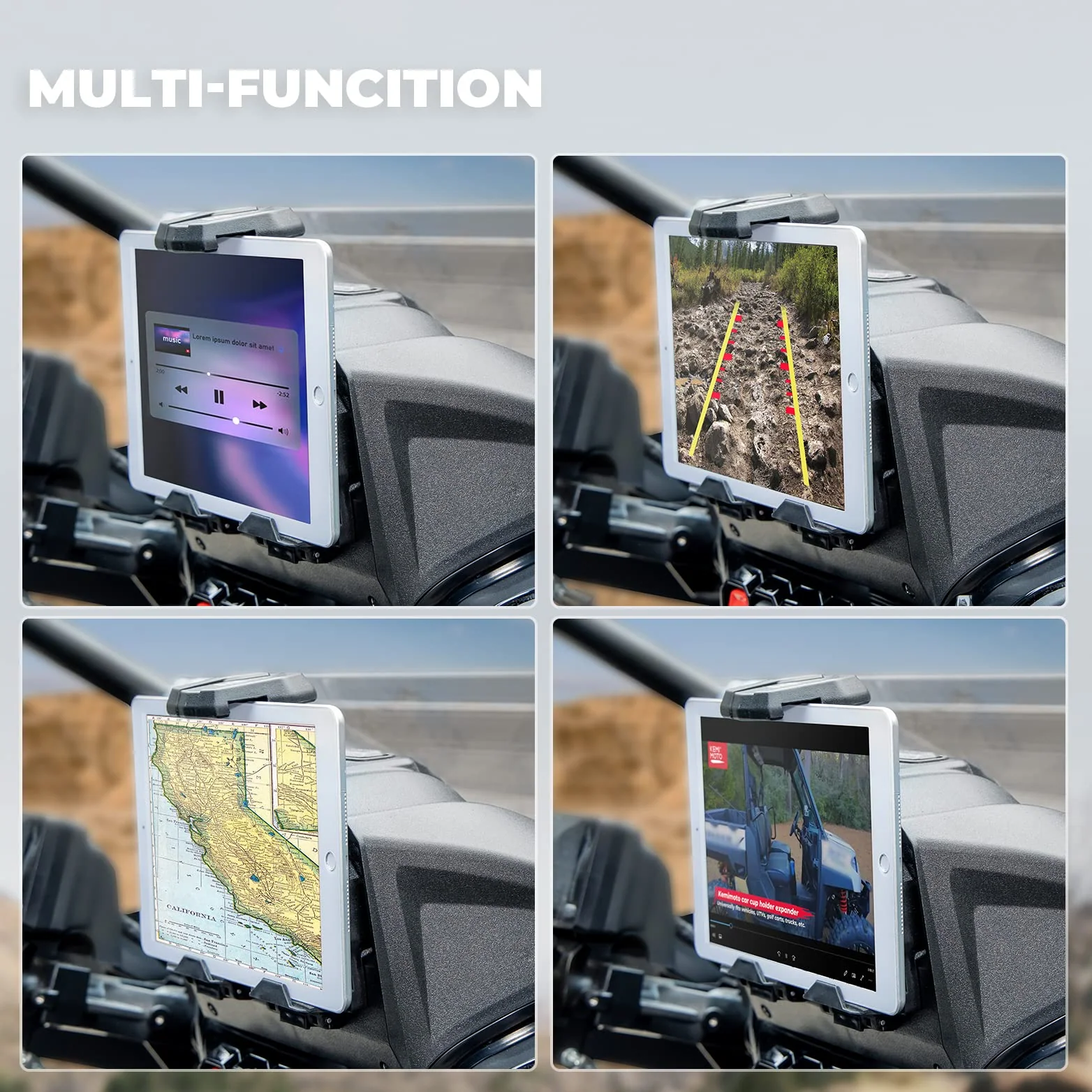 Tablet Holder for CFMOTO ZForce 950 HO Sport / HO EX / Sport - Image 8