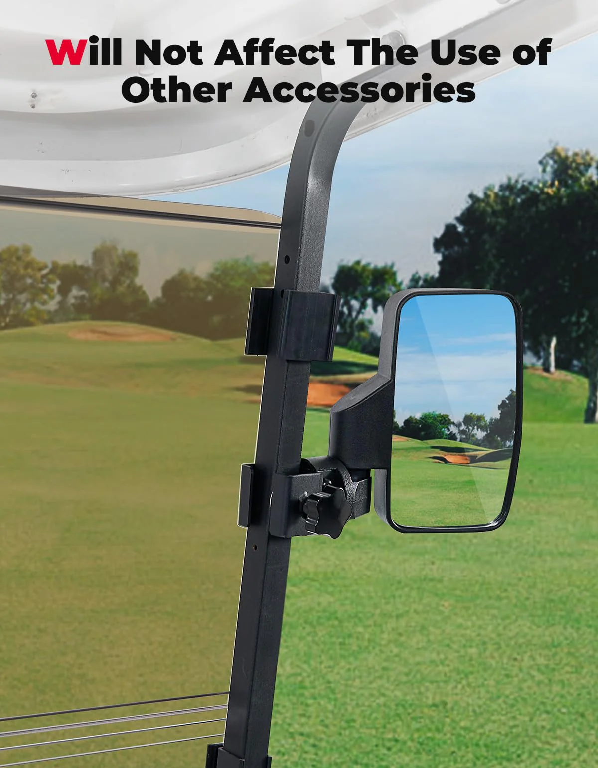 Foldable Golf Cart Windshield for Club Car Precedent Gas/Electric - Image 7