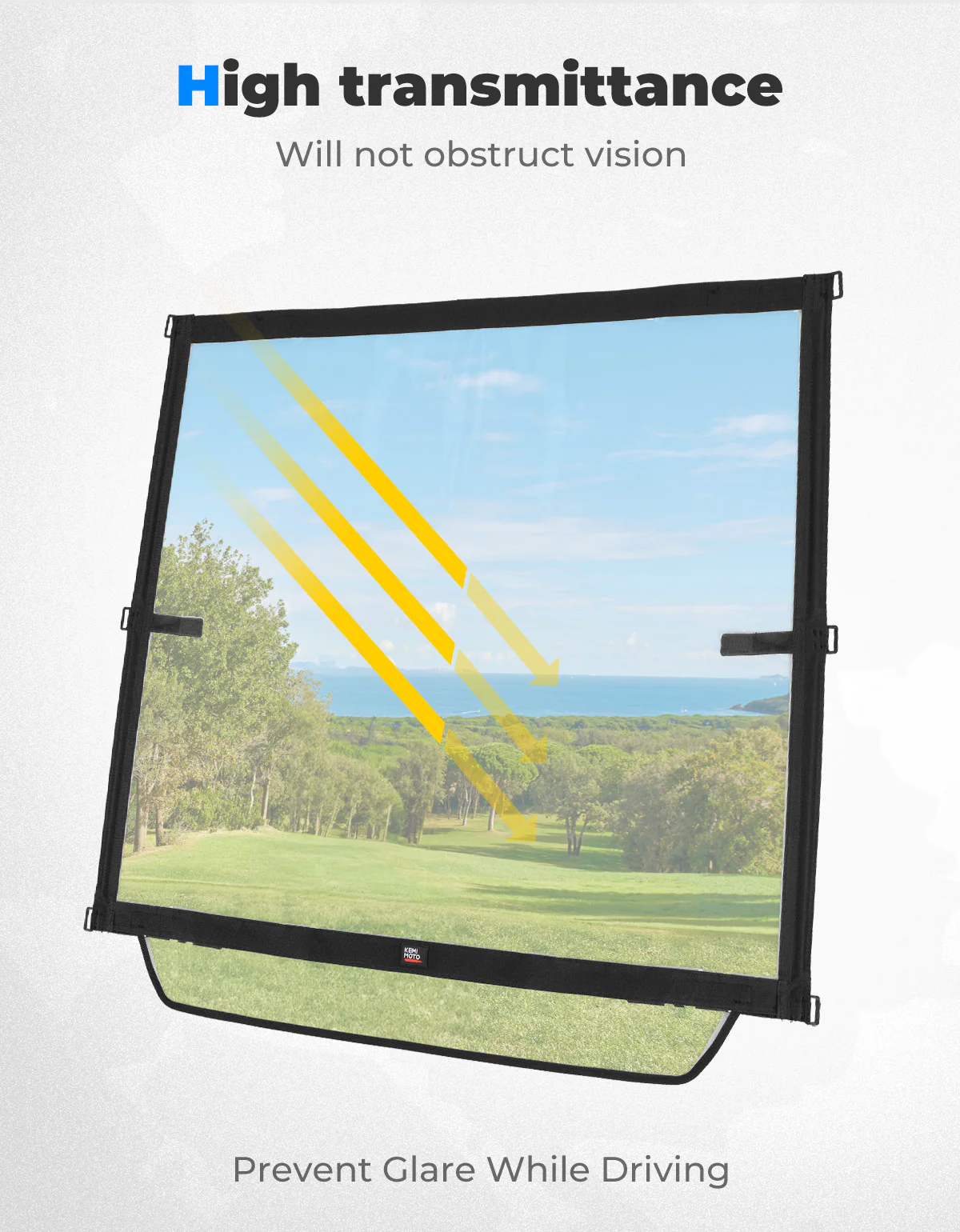 Foldable Golf Cart Windshield for EZGO TXT 1994-2013 - Image 4