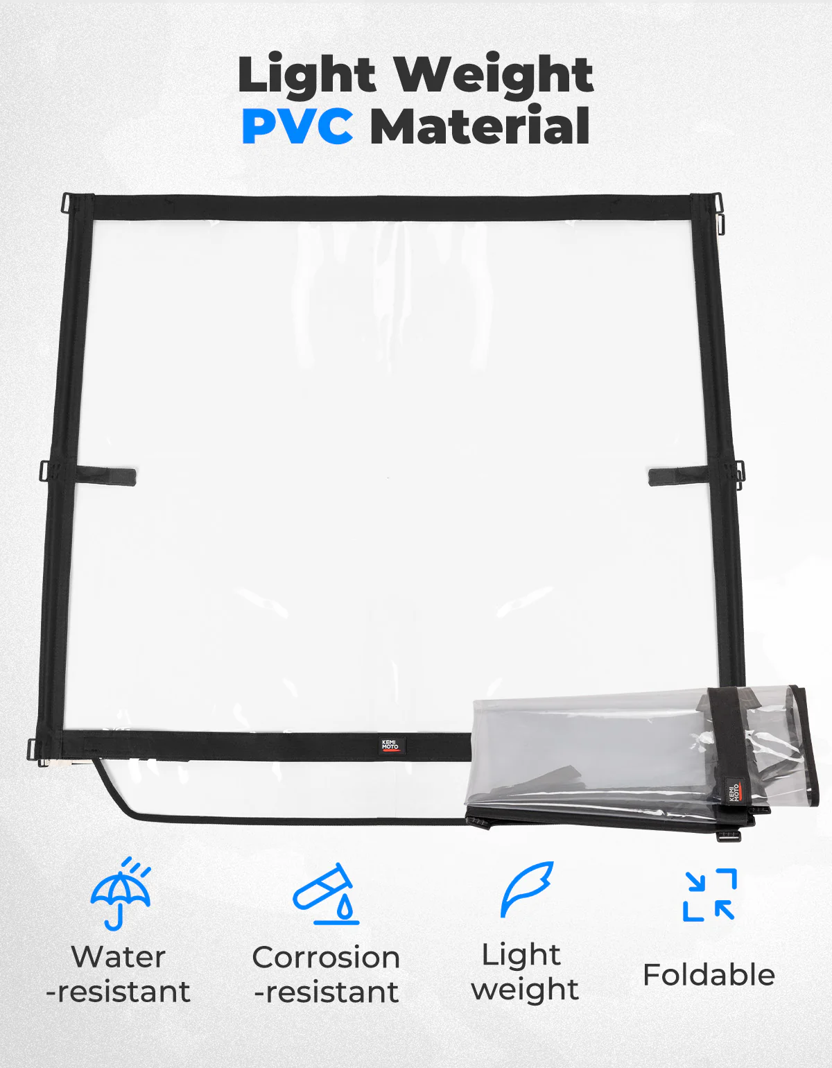 Foldable Golf Cart Windshield for EZGO TXT 1994-2013 - Image 5