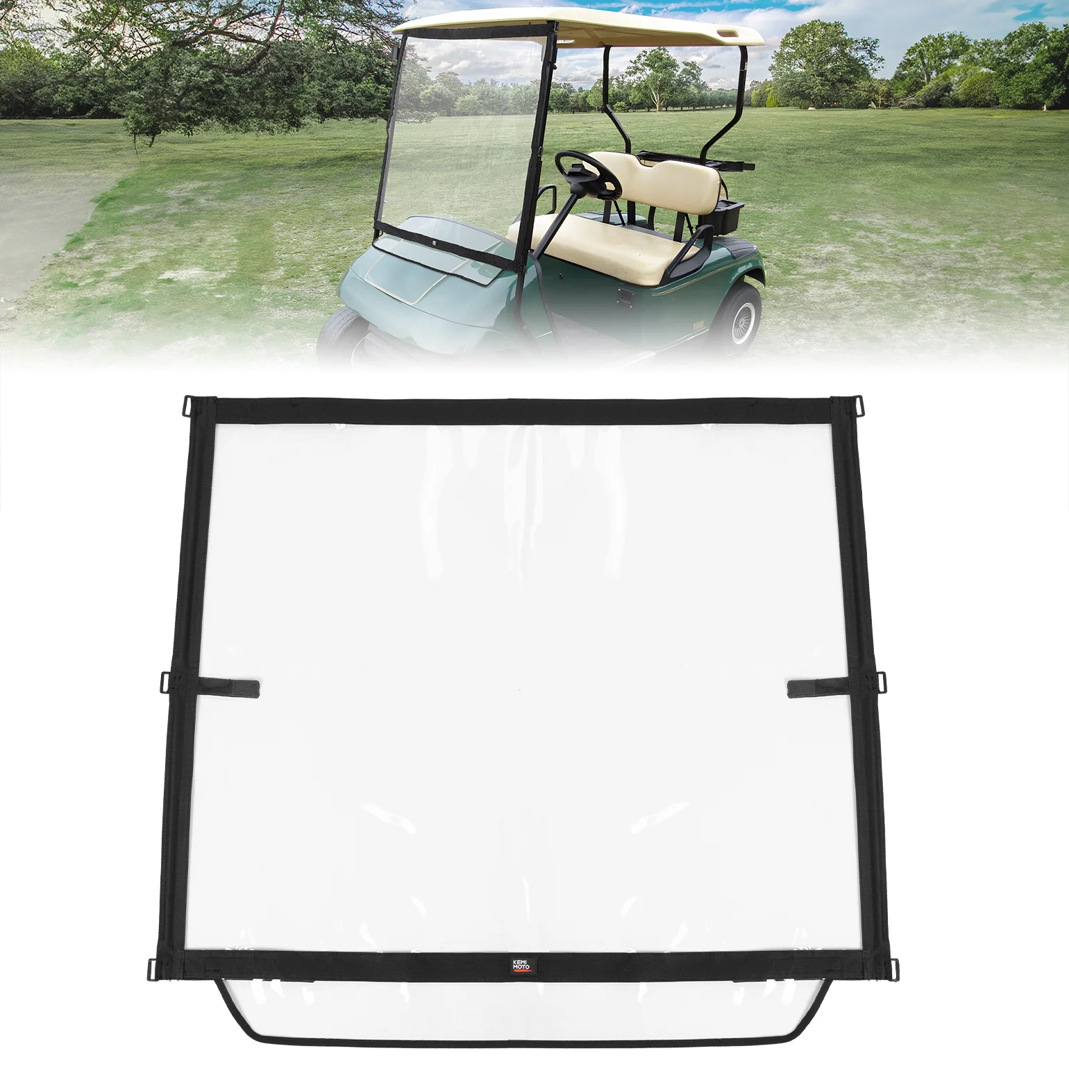 Foldable Golf Cart Windshield for EZGO TXT 1994-2013 - Image 8