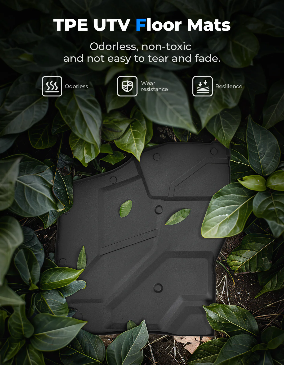Front and Rear TPE Floor Mat for Polaris Xpedition XP 5/ADV 5 2024+ - Image 6