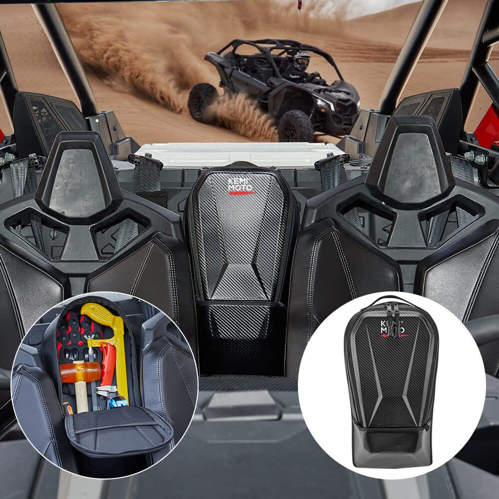 Front Lower Door Inserts & Center Storage Bag For Can-Am Maverick X3 - Image 10