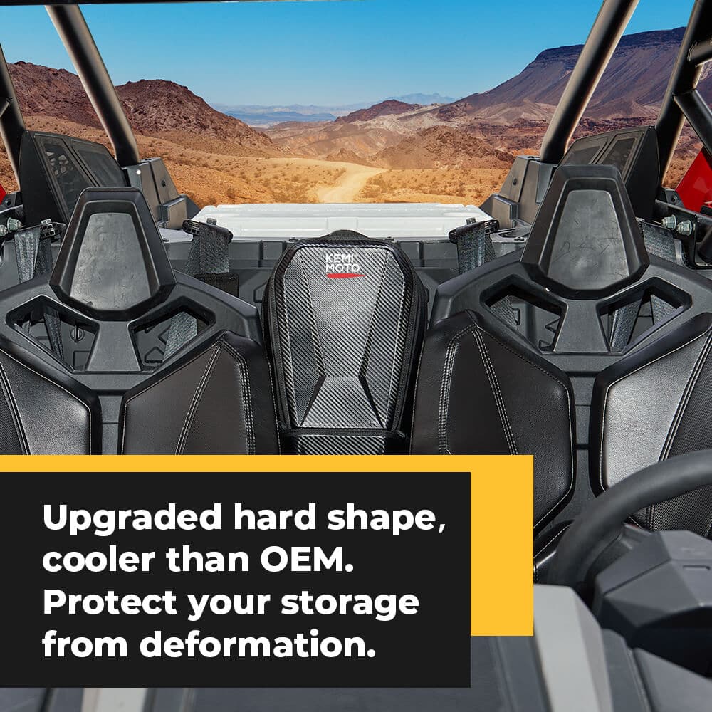Front Lower Door Inserts & Center Storage Bag For Can-Am Maverick X3 - Image 12