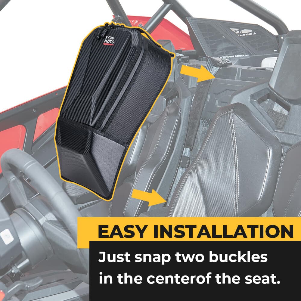 Front Lower Door Inserts & Center Storage Bag For Can-Am Maverick X3 - Image 13