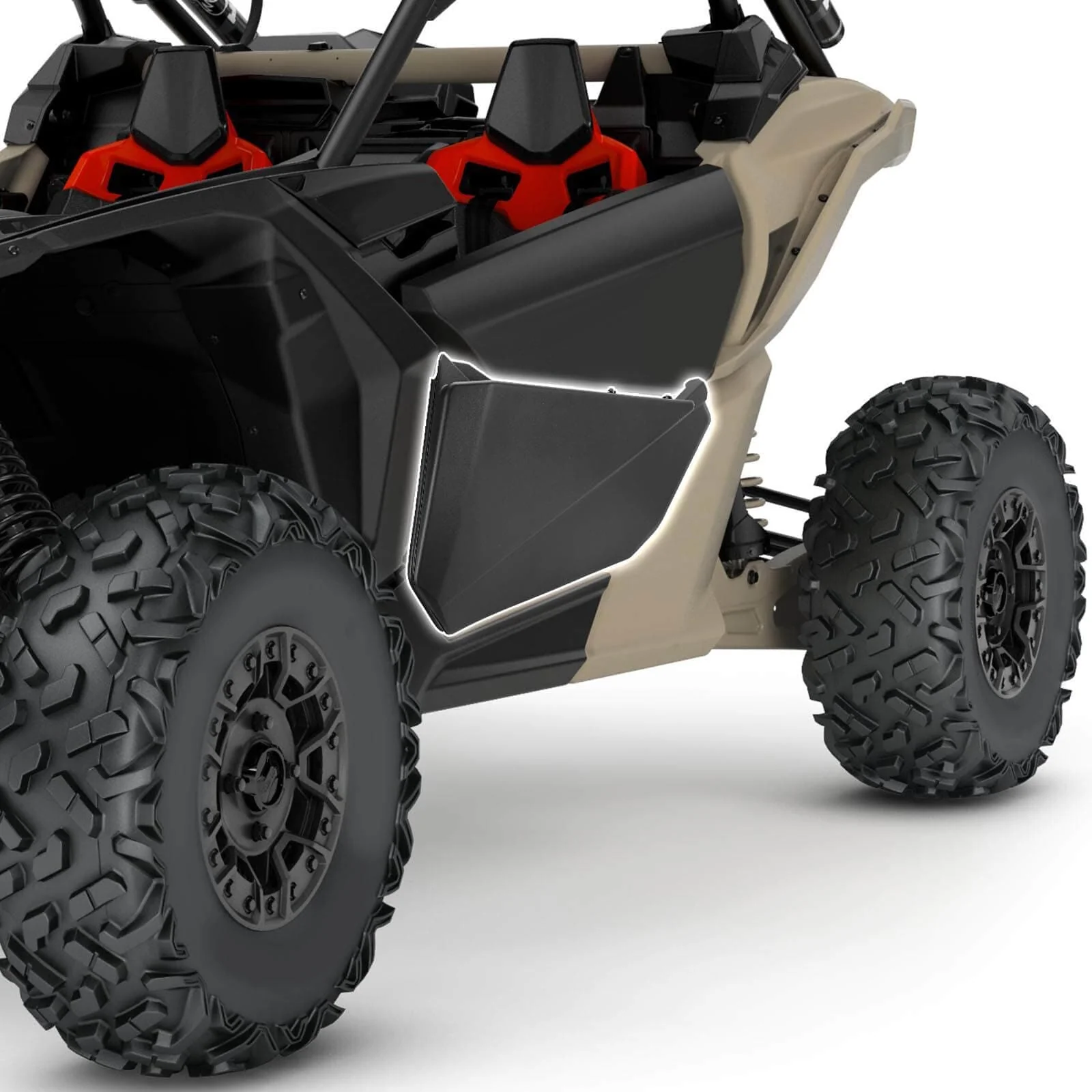 Front Lower Door Inserts & Center Storage Bag For Can-Am Maverick X3 - Image 4