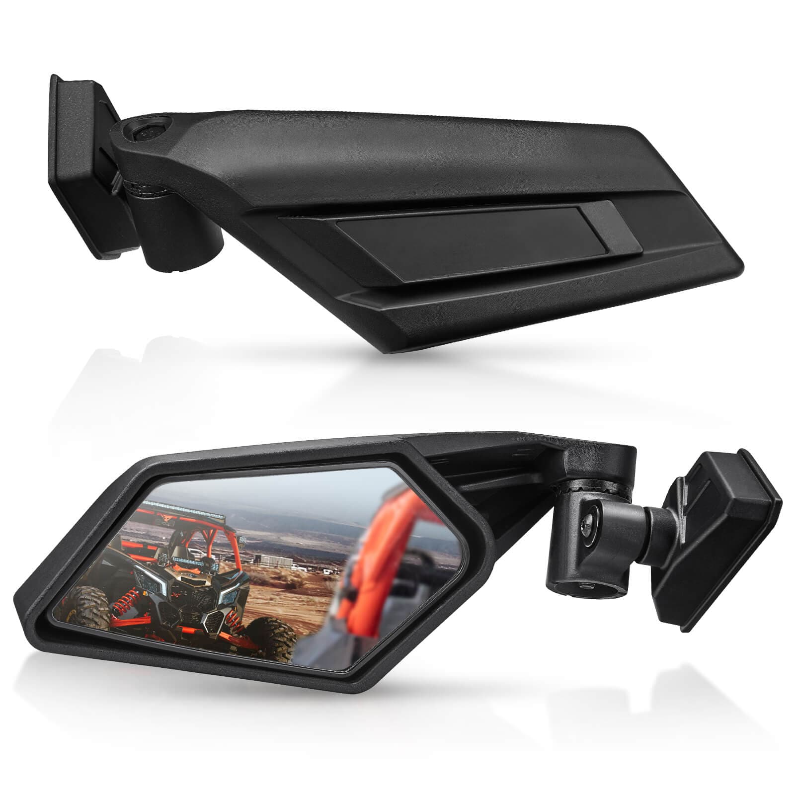 Front Lower Door Inserts & UTV Side View Mirror For Can-Am Maverick X3 - Image 3