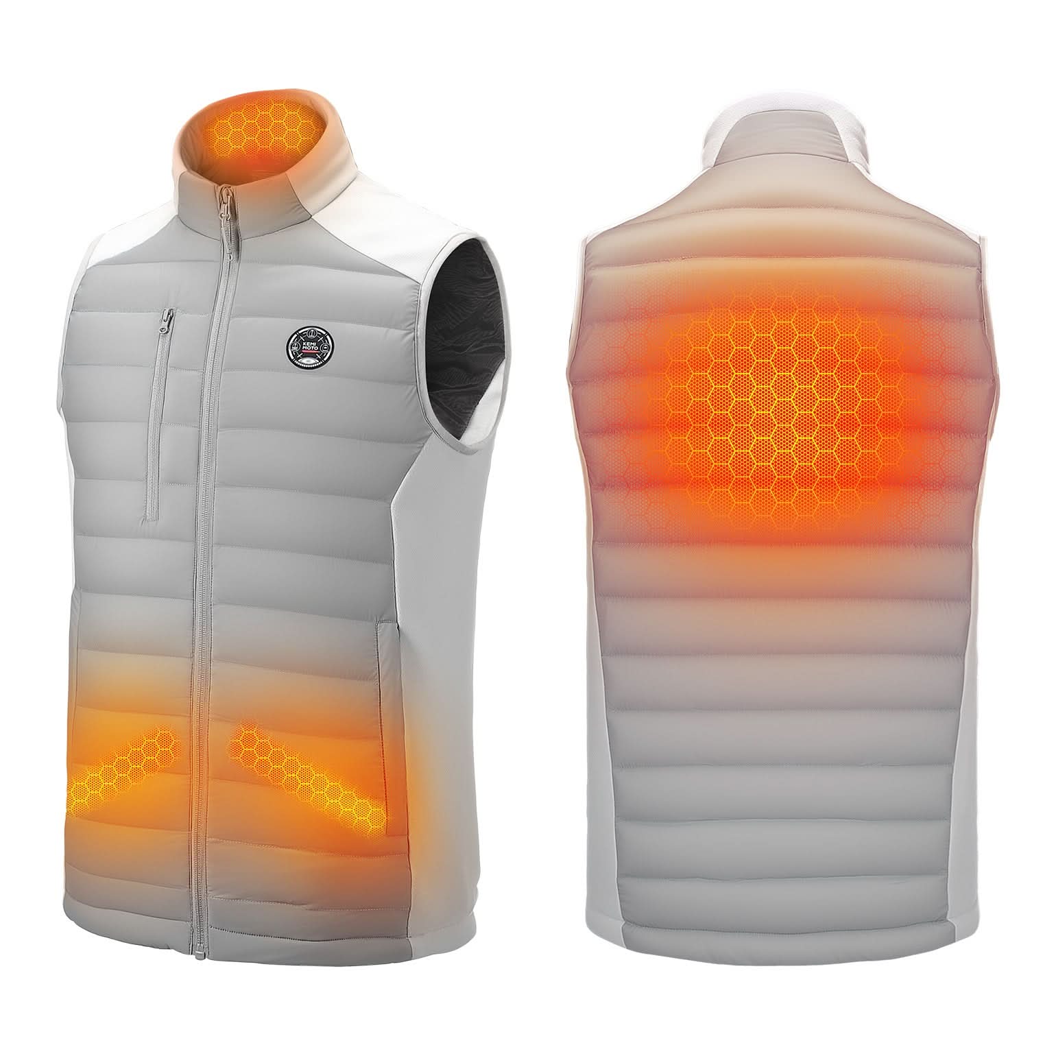 Heated Vest for Women and Men Thermal Reflective with Battery Pack - Image 8