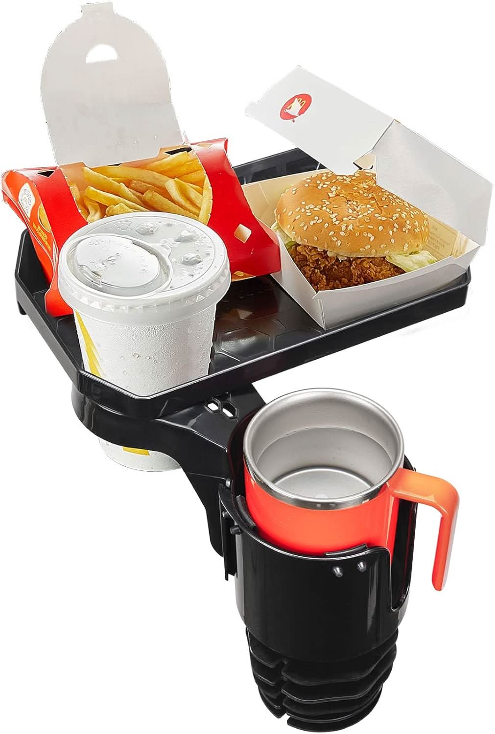 JOYTUTUS Cup Holder Tray, fit in 2.75-3.25 inch Car Holder