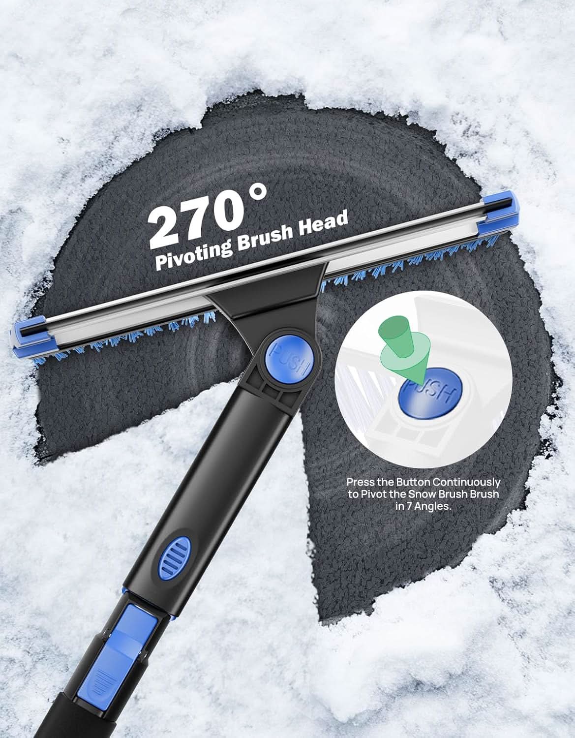 KEMIMOTO 47” Car Snow Brush - Image 2