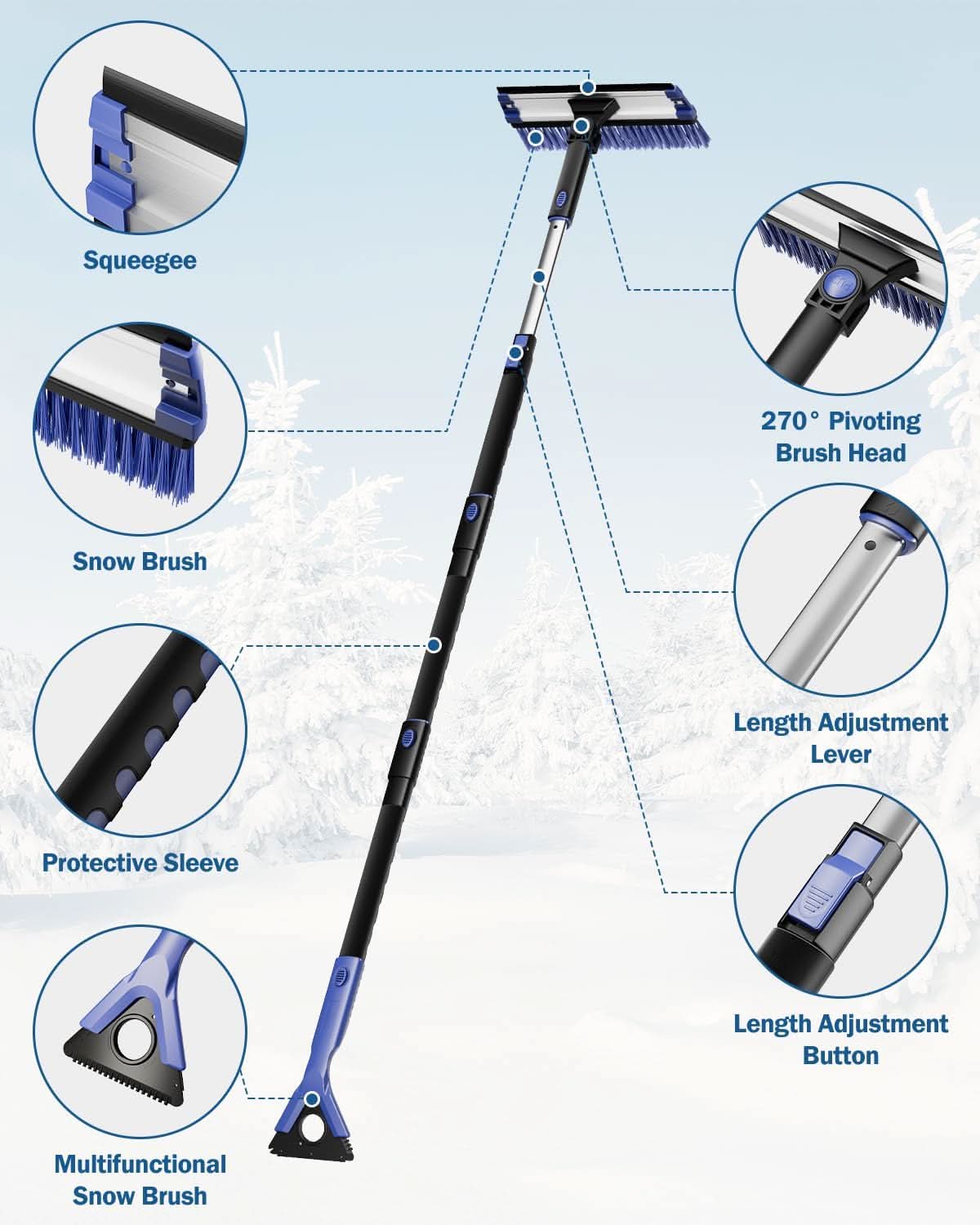 KEMIMOTO 47” Car Snow Brush - Image 5