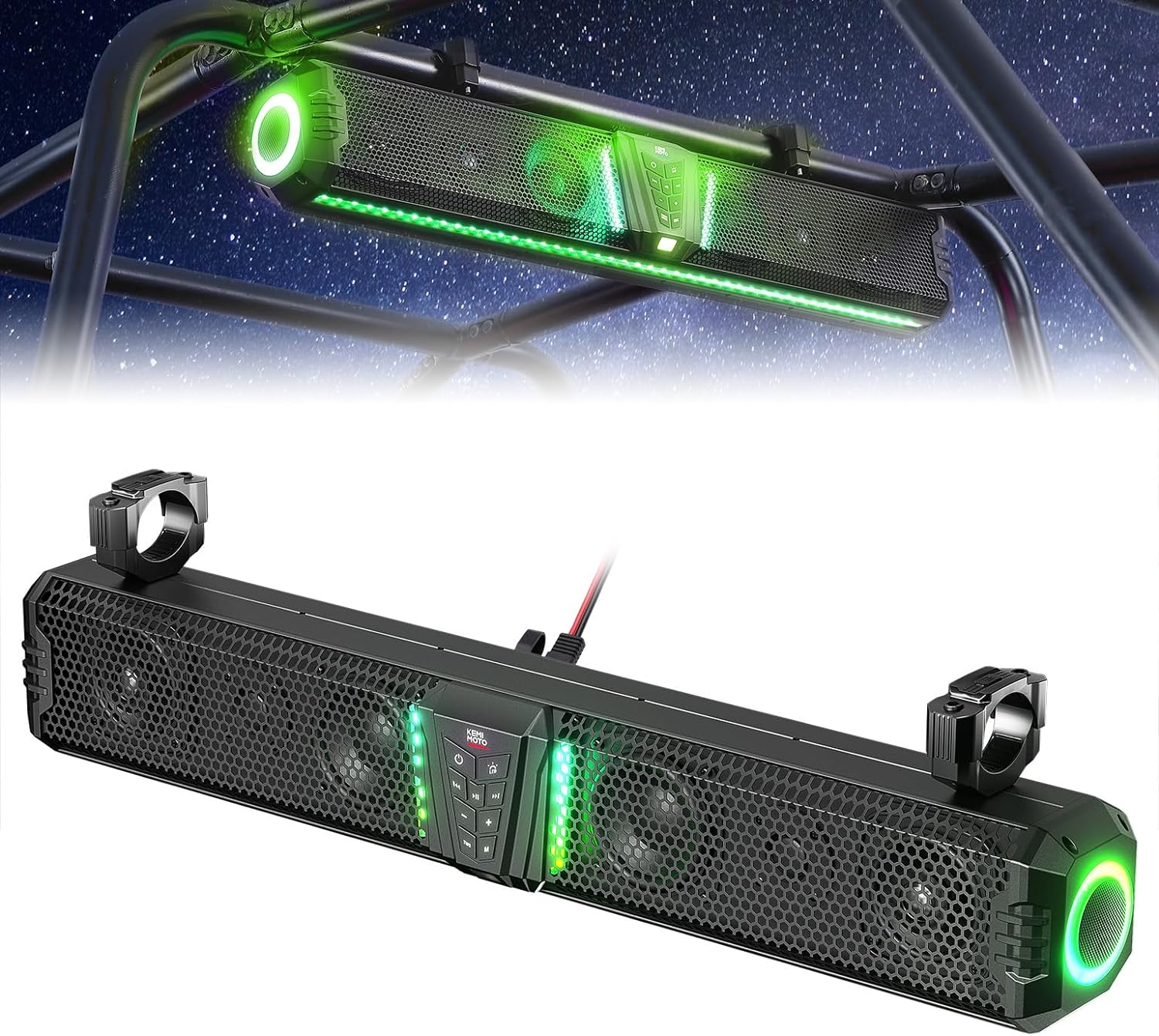 KEMIMOTO Midnight Sound Bar for Polaris RZR/570/800/900/XP/1000/Pro - Image 8