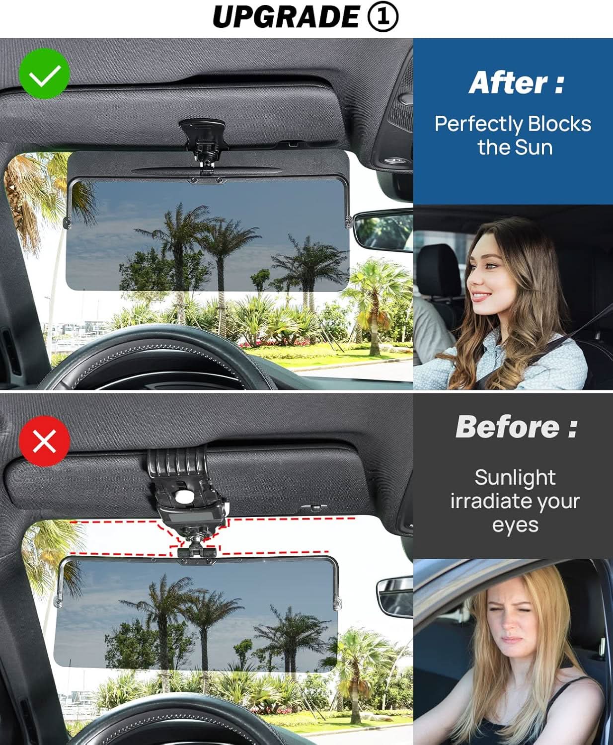 JOYTUTUS Sun Visor for Car - Image 5