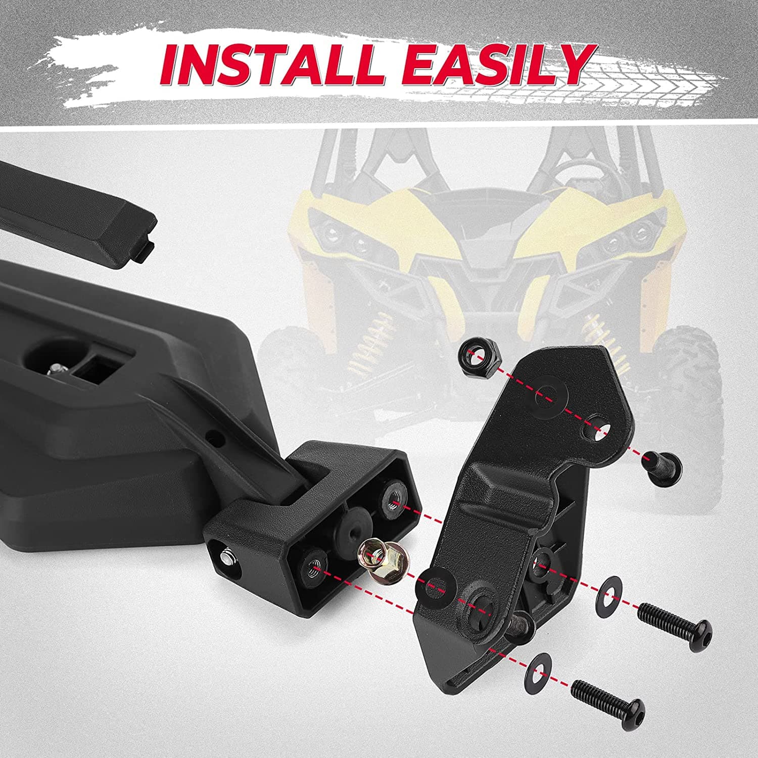 One Pair Side Mirrors for Can-Am Maverick Sport & Trail, Commander - Image 5
