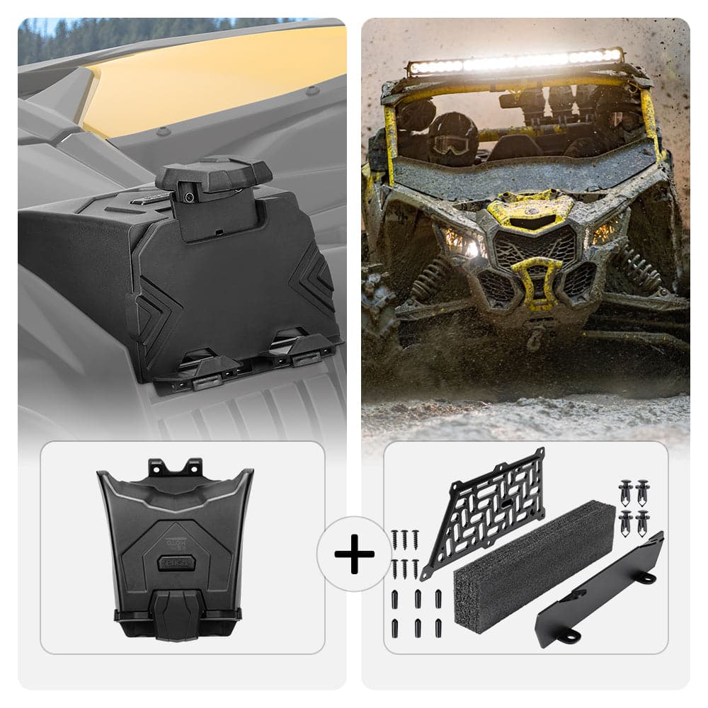 Navigation Storage Box and Holder & Noise Reduction Kit for Can-Am Maverick X3 - Image 11