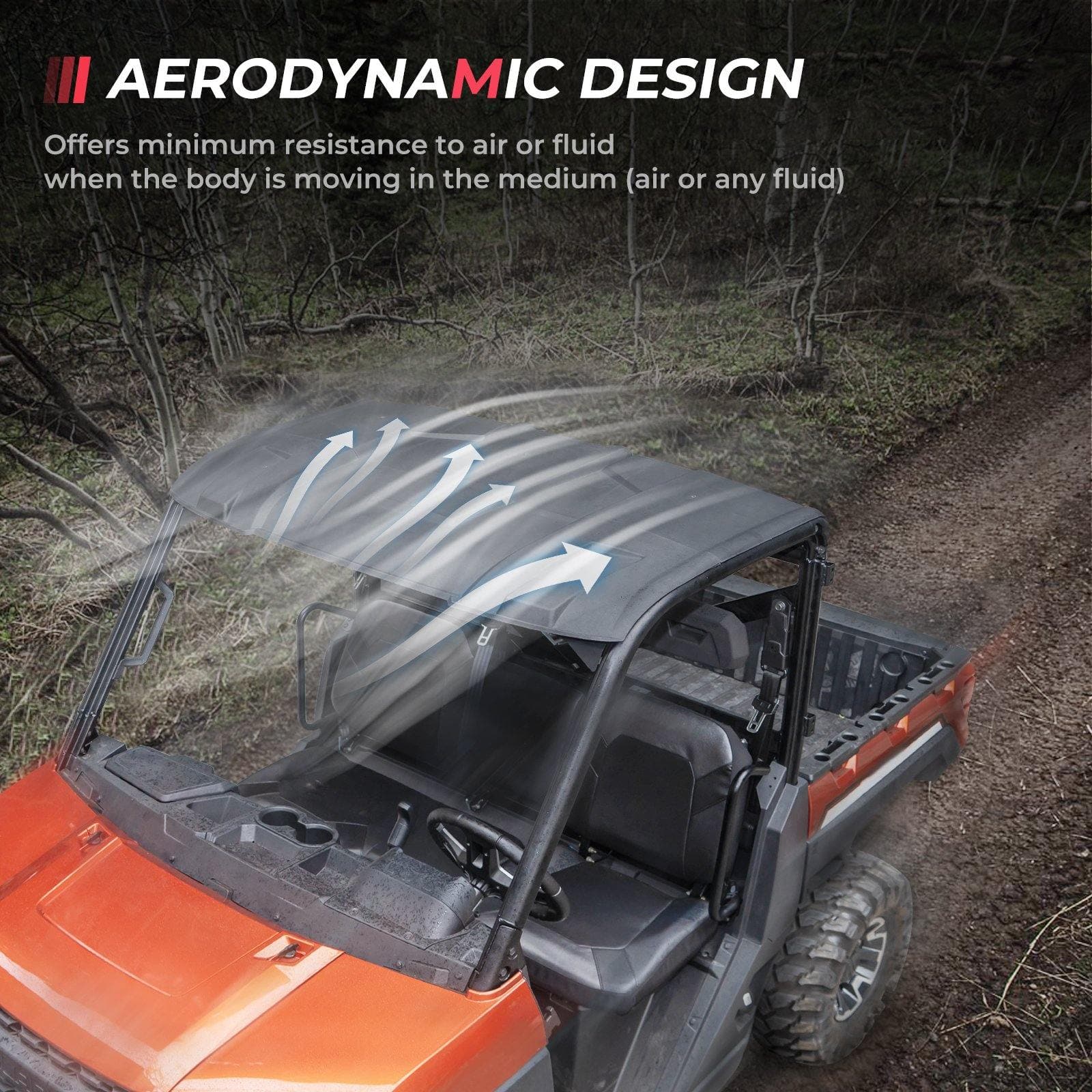 Plastic Hard Roof 3-Seat for Polaris Ranger XP 1000/ 1000/ XP 900 - Image 5