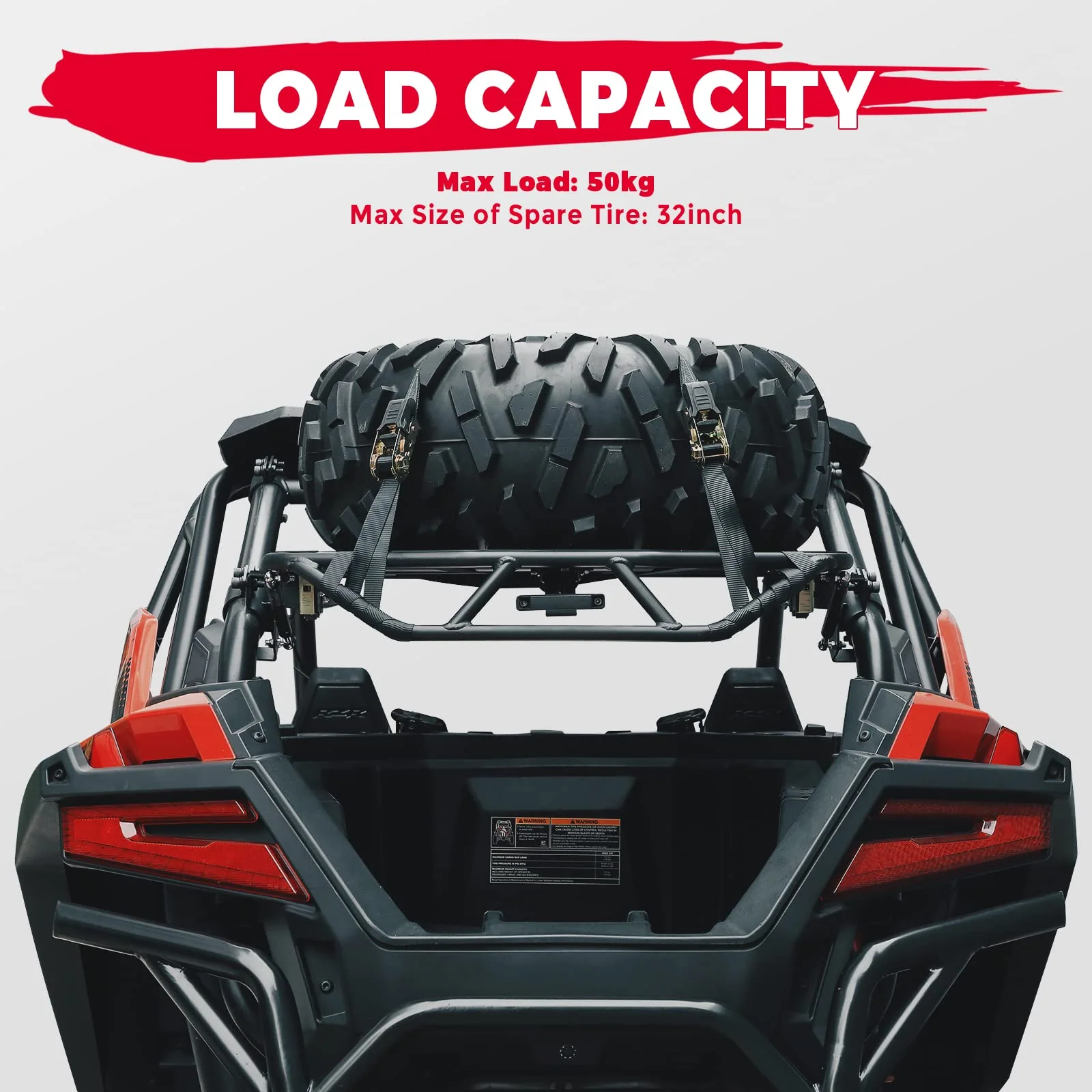 Storage Cargo Tire Rack for Polaris RZR PRO XP (2020-2024) - Image 5