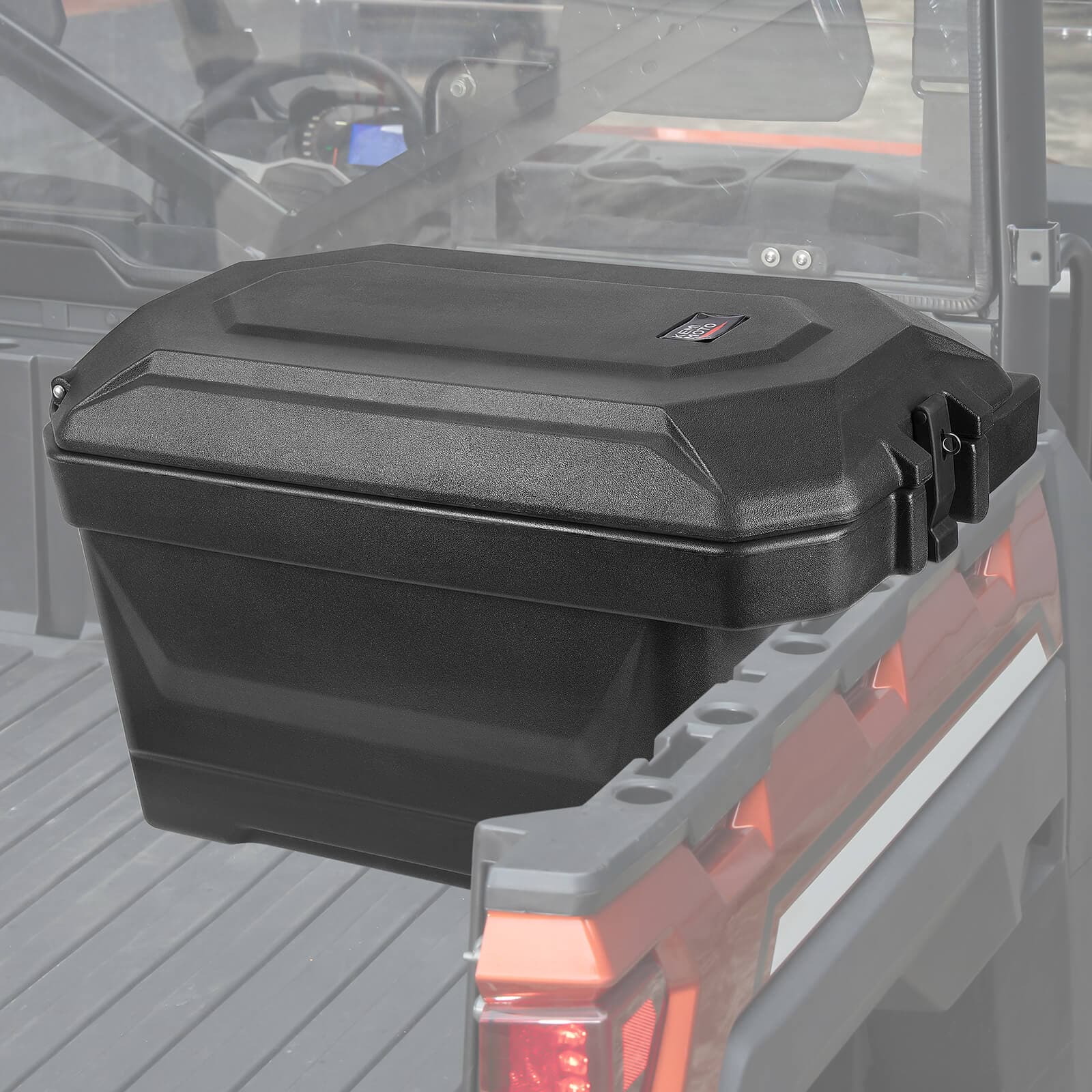 2" Tie Down Anchors & Big Size Cargo Box (Passenger Side) for Polaris Ranger - Image 3