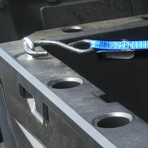 2" Tie Down Anchors & Big Size Cargo Box (Passenger Side) for Polaris Ranger - Image 4