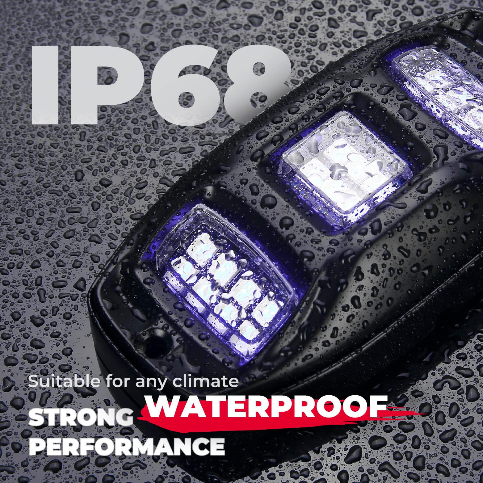 Universal 6 Pods RGB Rock Light Kit for UTV ATV Jeep Truck SUV Car - Image 3