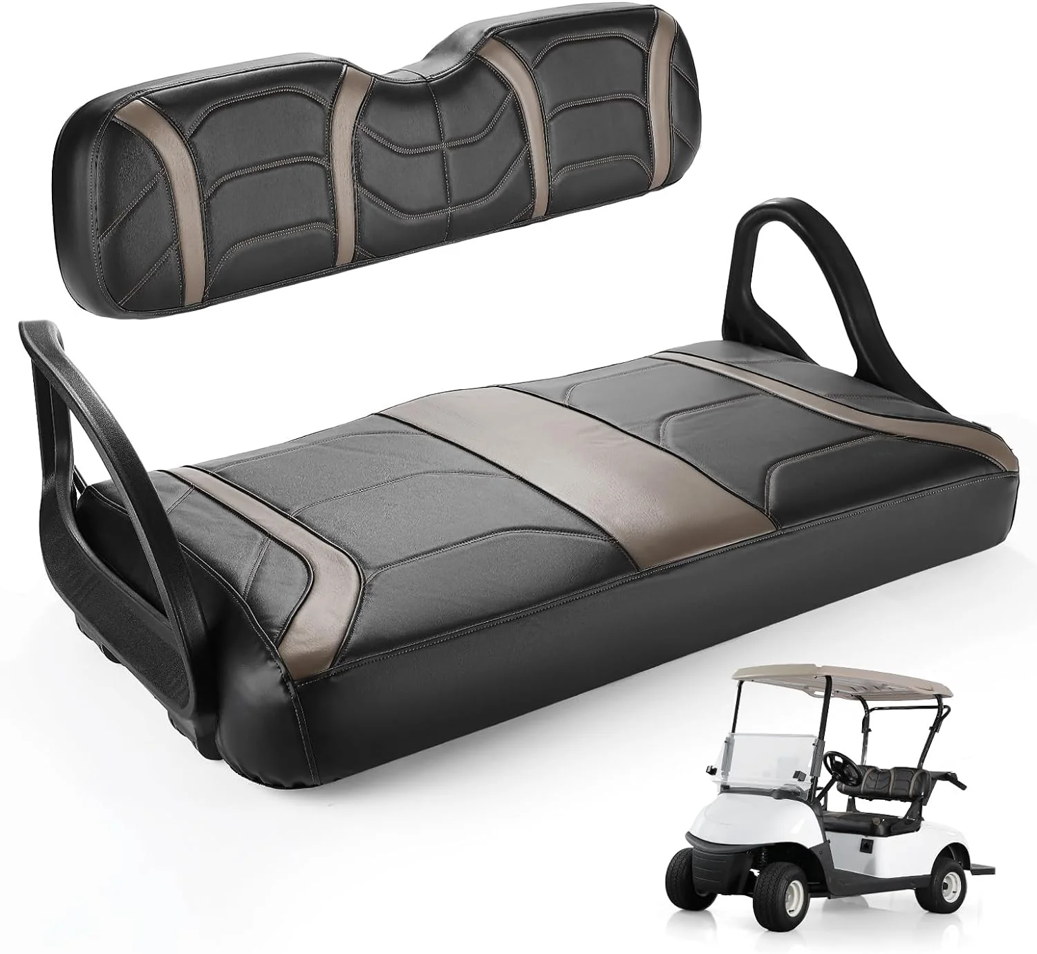 Golf Cart Front Seat Covers for EZGO RXV OEM Front Seats - Image 9