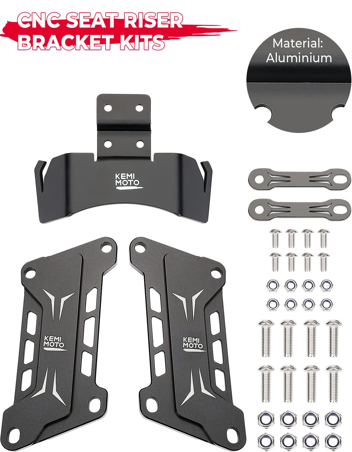 Seat Extenders Subframe Riser Kit for Sur-Ron Light Bee - Image 2
