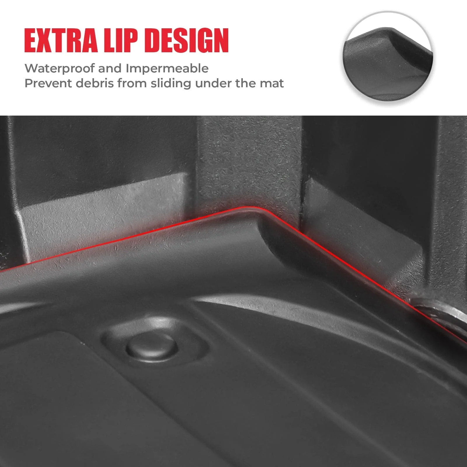 TPE Floor Mats & Bed Liner for 4-Seater Can-Am Defender HD7|8|9|10 - Image 7