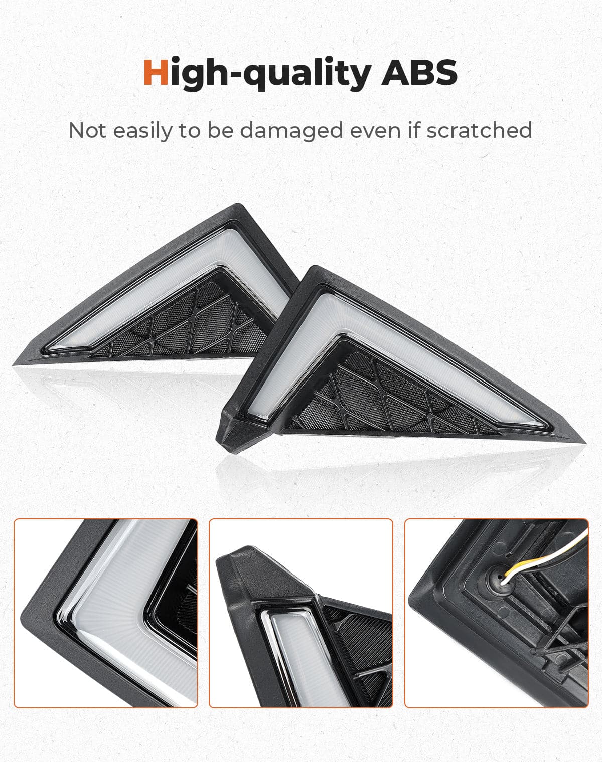 Turn Signal Fang Lights for Wolverine X2 X4 850 1000 2018-2024 - Image 3