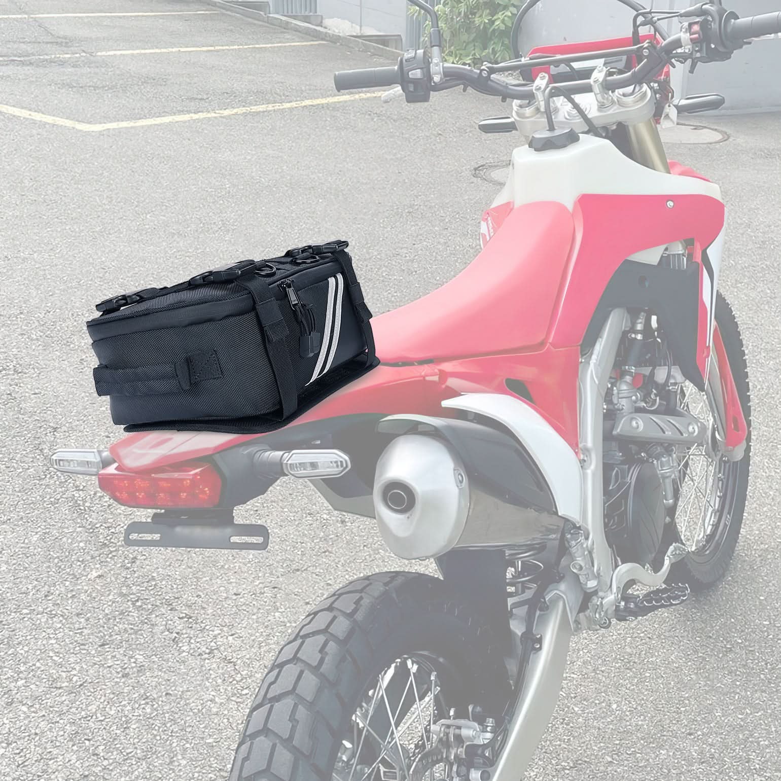 Universal 6L Motorcycle Rear Fender Bag for Dirt Bike