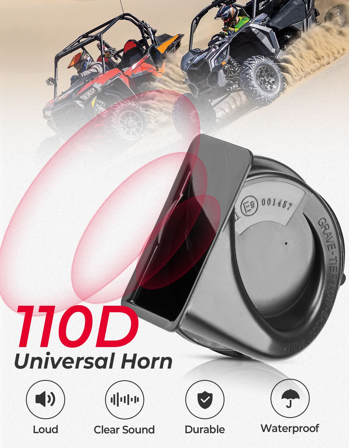 Universal Turn Signal Column Switch with 110D Horn, DC10-48V 10A for Polaris, Can-Am, Golf Cart, Teryx, CFMOTO - Image 6