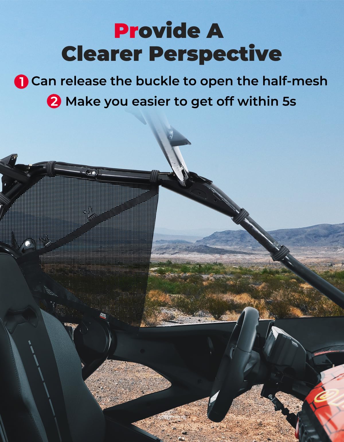 Upgraded Window Nets For CFMOTO ZForce 950 - Image 4