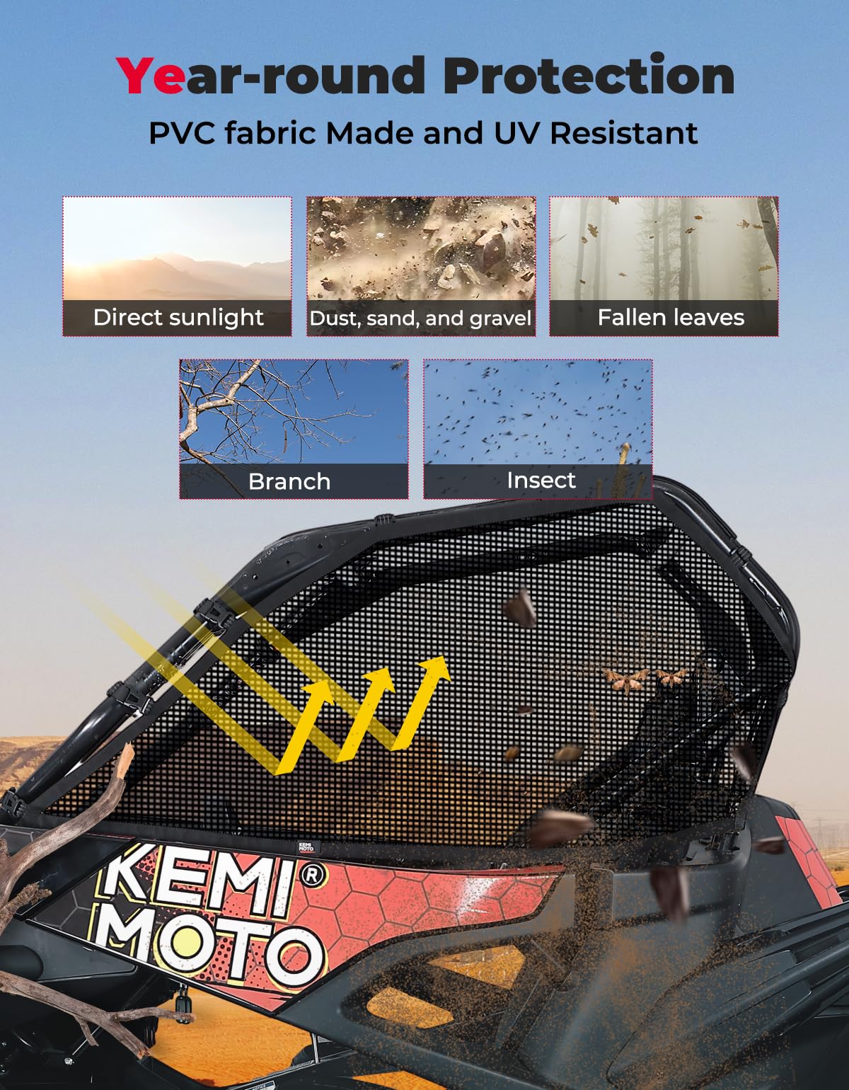 Upgraded Window Nets For CFMOTO ZForce 950 - Image 7
