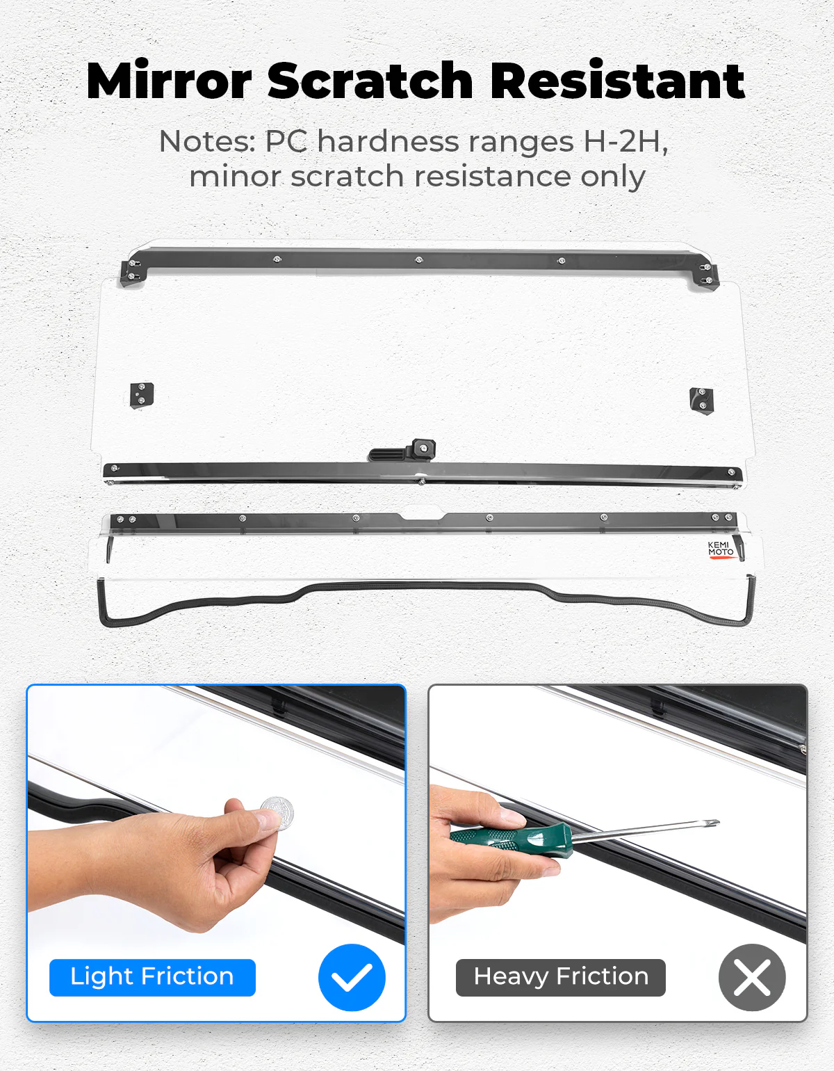 UTV2-IN-1 Flip Windshield for Pioneer 1000 /1000-5 /1000-6 - Image 5