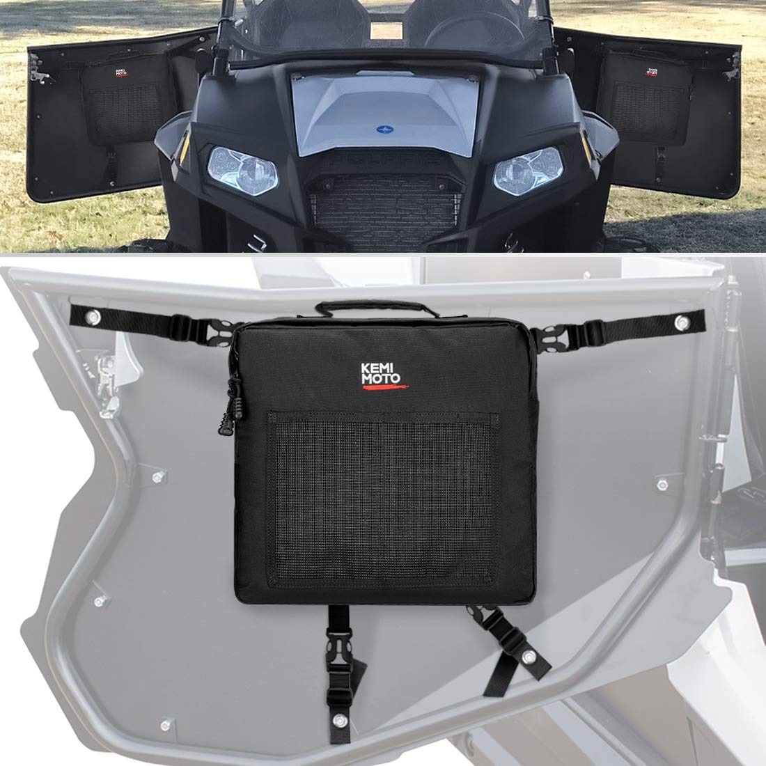 2 Pack UTV Door Storage Bags for Polaris RZR 570 800 900 S 1000 XP Turbo - Image 8