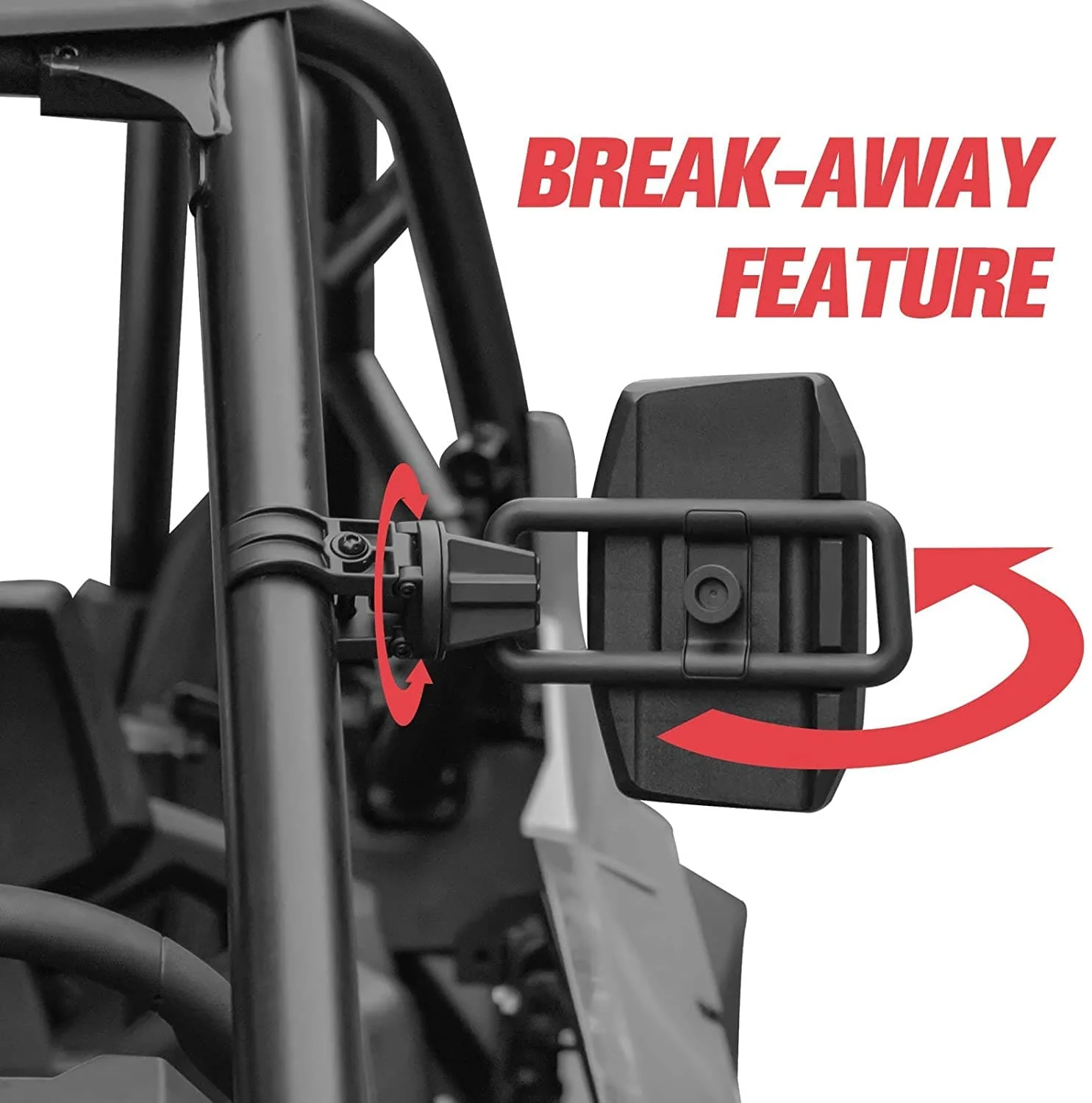 UTV Side View Mirrors for Yamaha Wolverine - Image 5