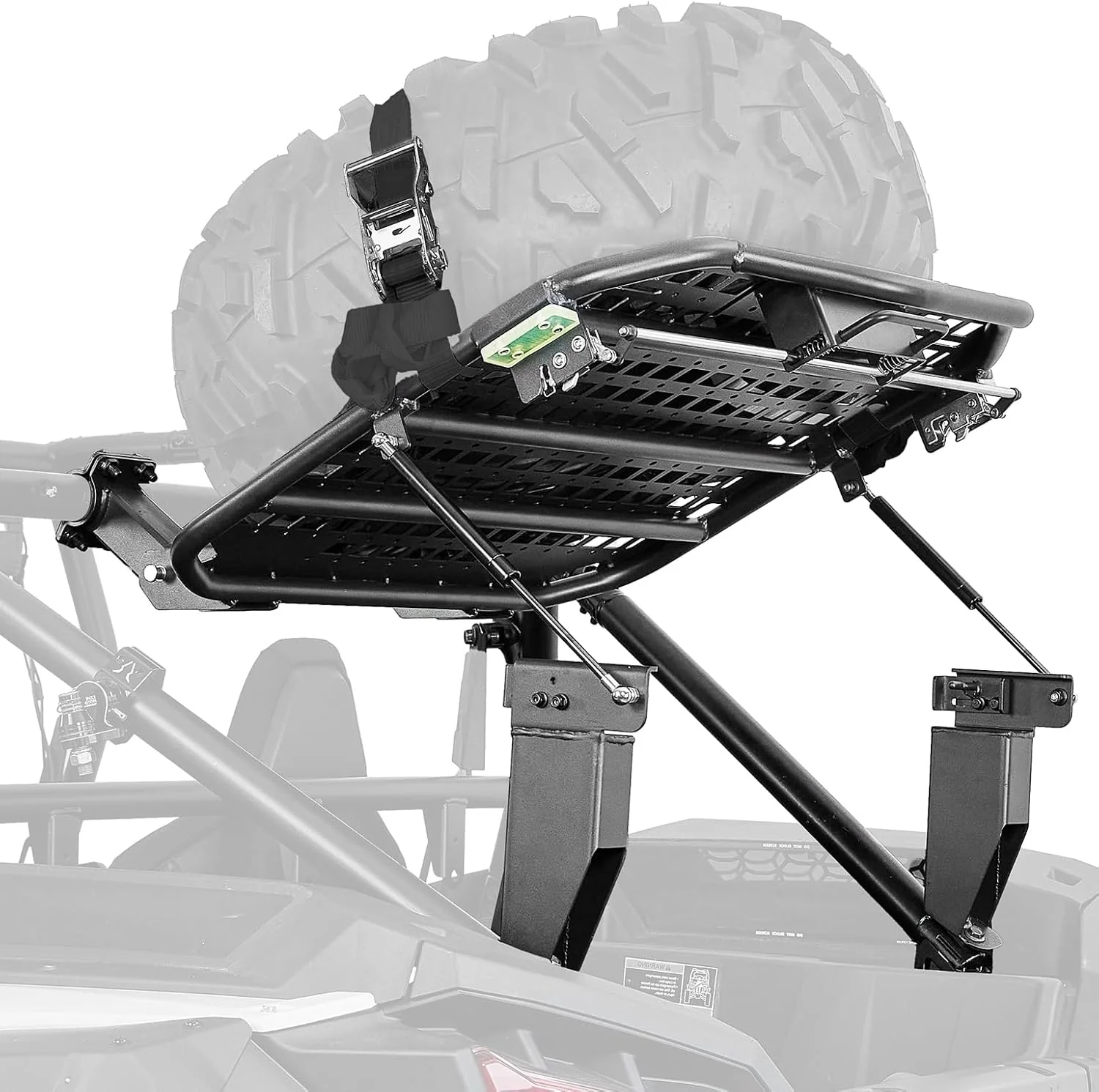 UTV Spare Tire Carrier for Polaris RZR XP 1000 / XP 4 1000 2024-2025