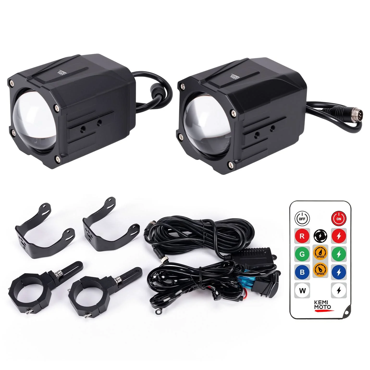 Whipless LED Chase Lights – 9 Flash Modes, Fits 1.5''–2'' Roll Cages – Compatible with RZR, Maverick X3, Defender, CFMoto - Image 2